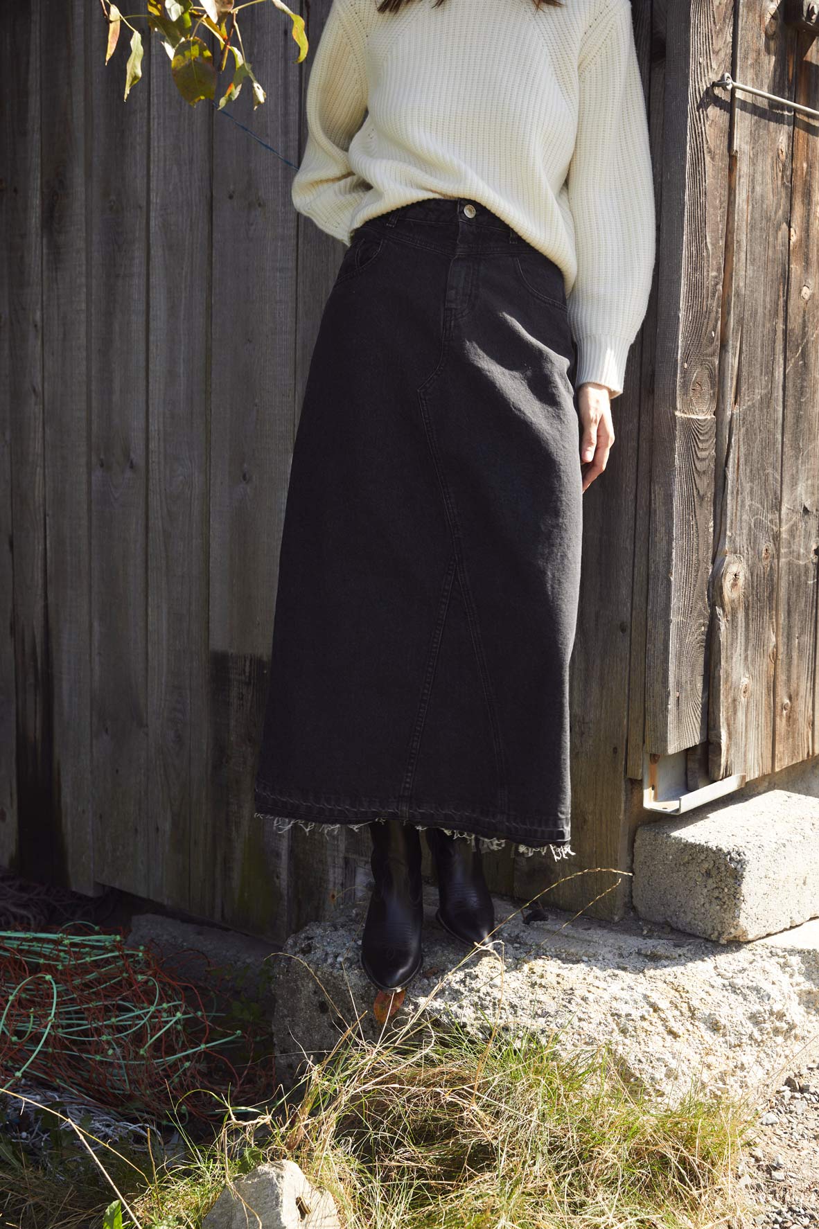 BOTTES COWBOY NOIRES