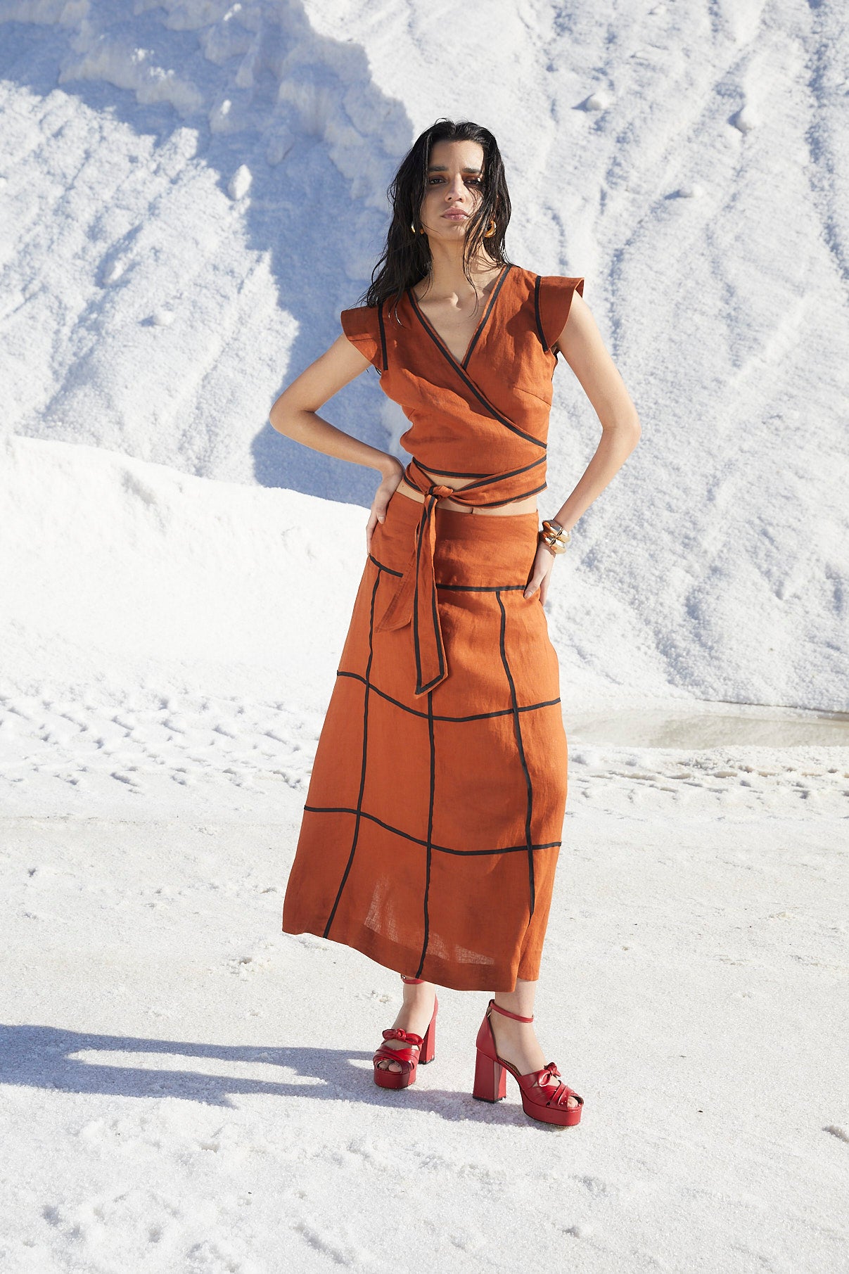 SANDALE JULIETA ROUGE