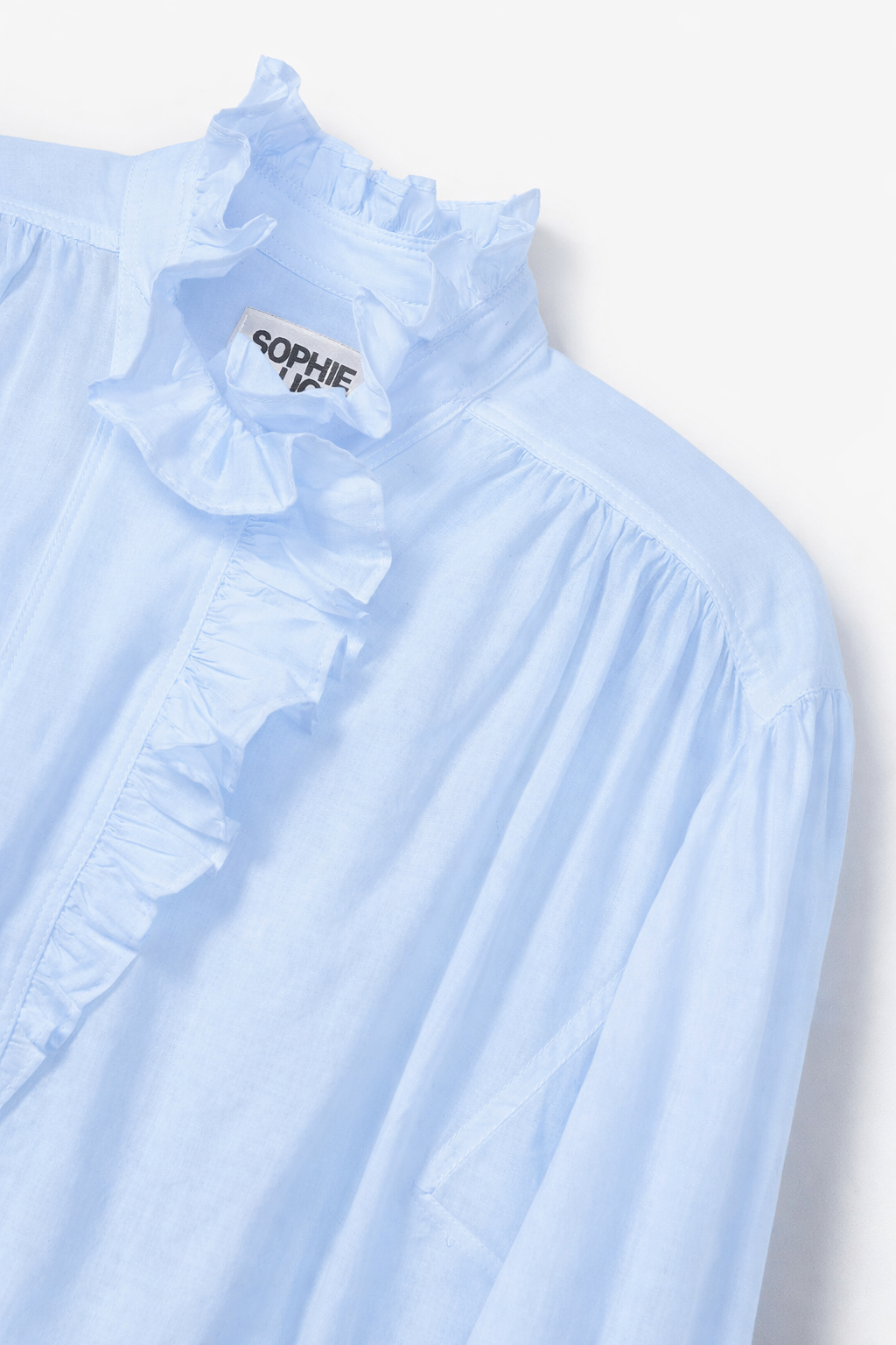 BLUSA MARIBEL VOILE AZUL