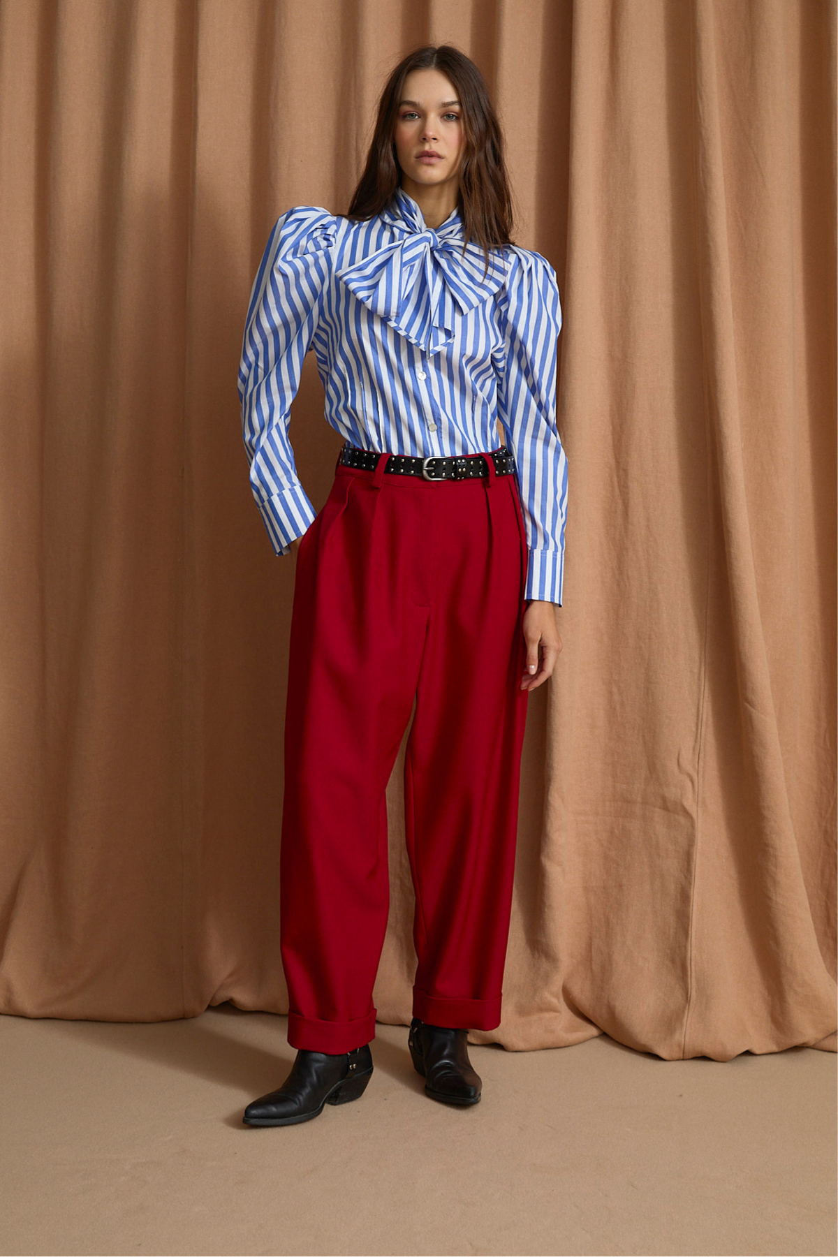 BLUSA PAJARITA RAYA AZUL