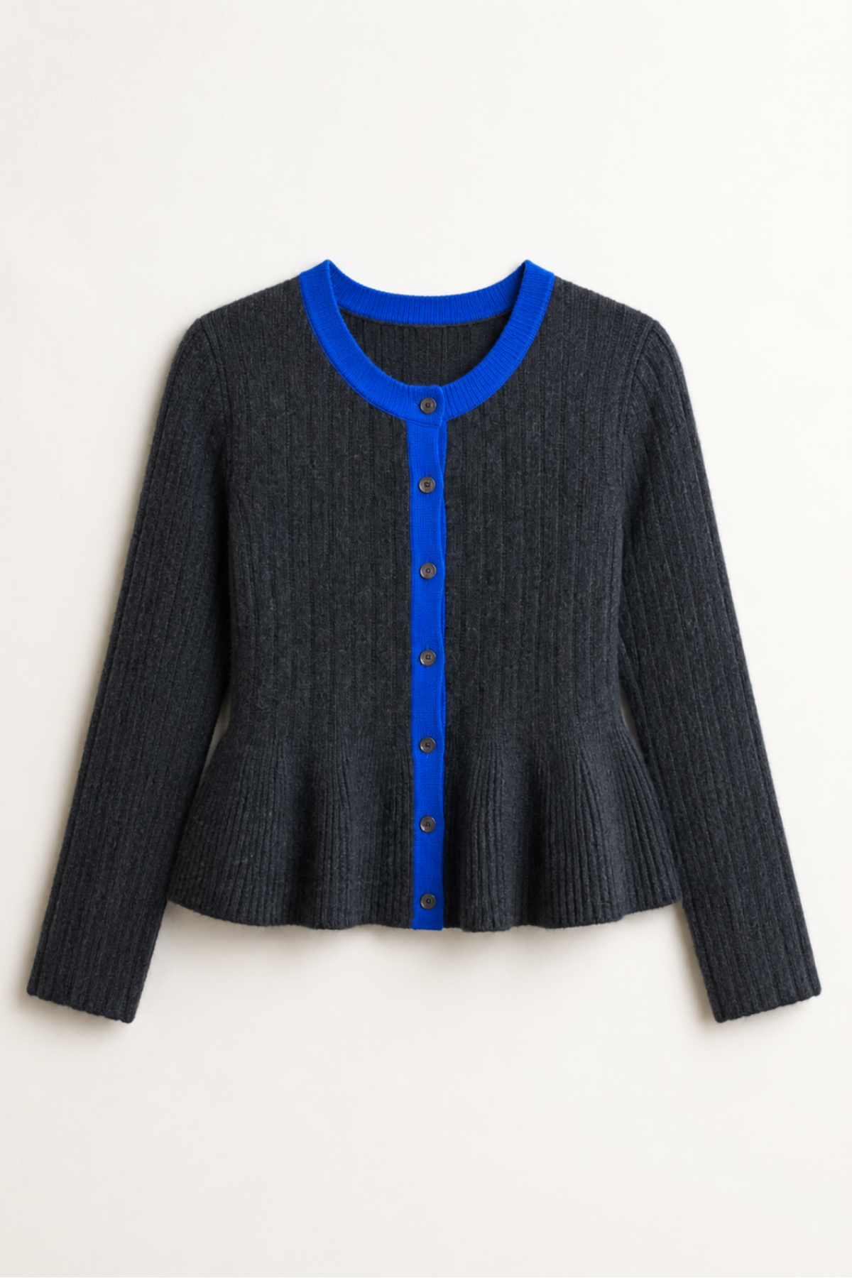 CHAQUETA LEILA PUNTO GRIS