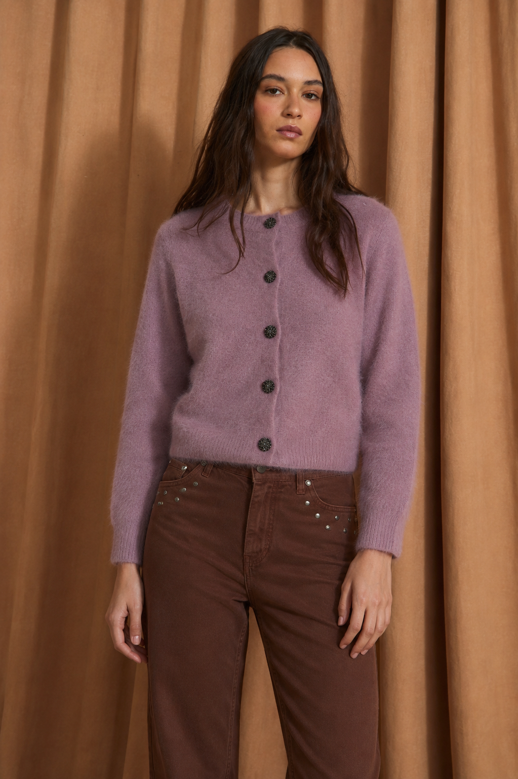 LUISA KNITTED MALLOW JACKET