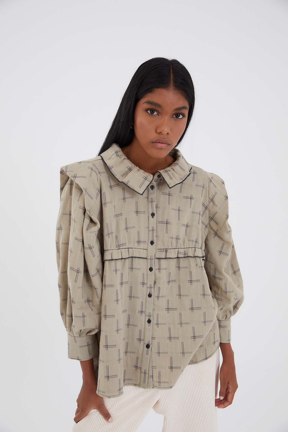 CHEMISIER ENYA ENYA KAKI