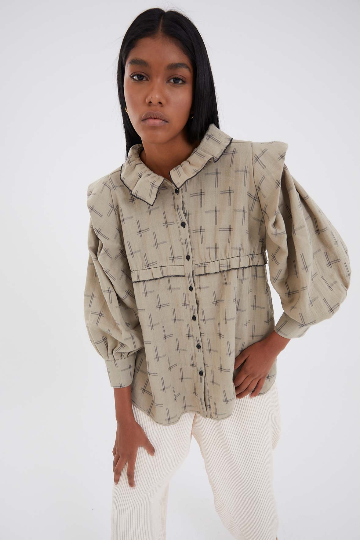 CHEMISIER ENYA ENYA KAKI