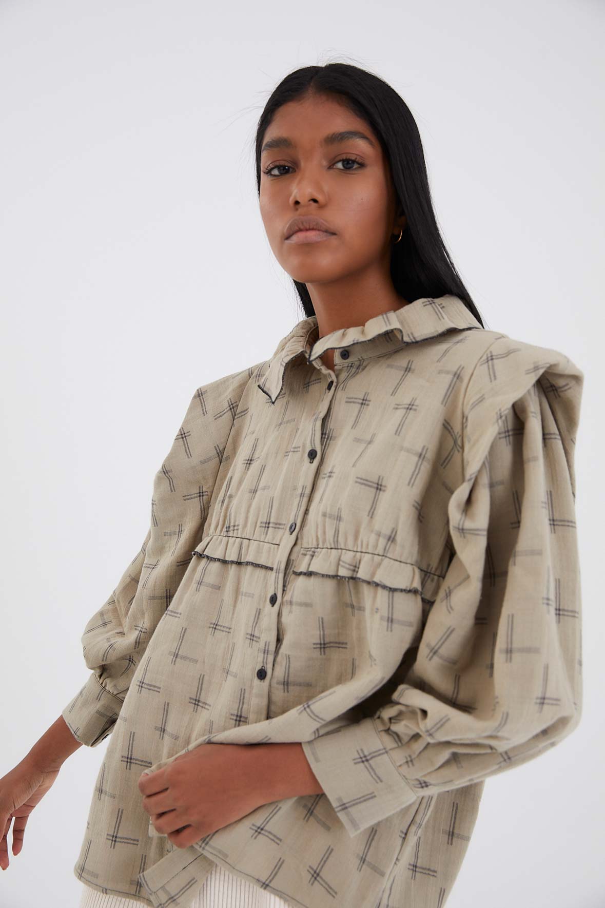 CHEMISIER ENYA ENYA KAKI