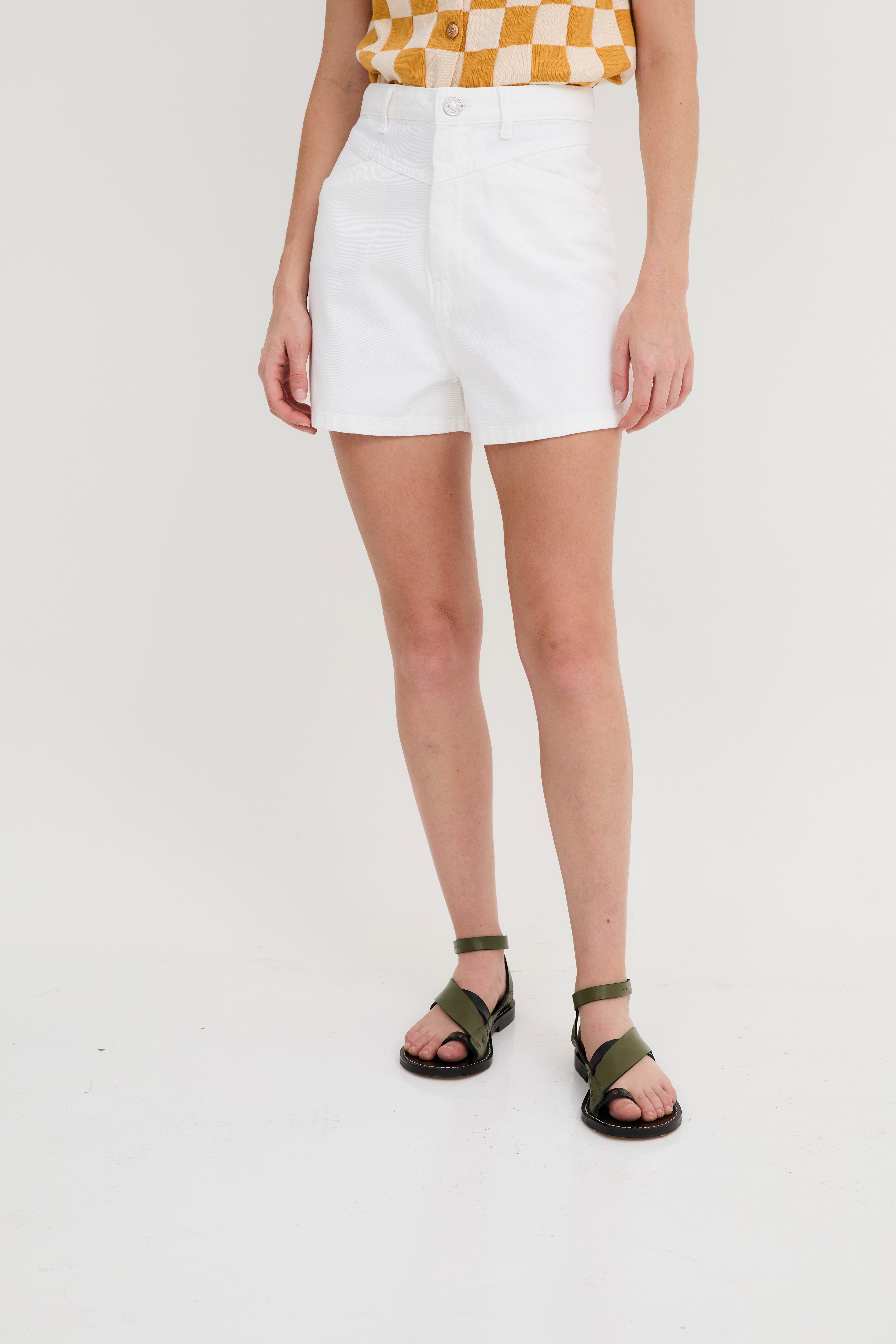 LUCIA TWILL ECRU SHORT