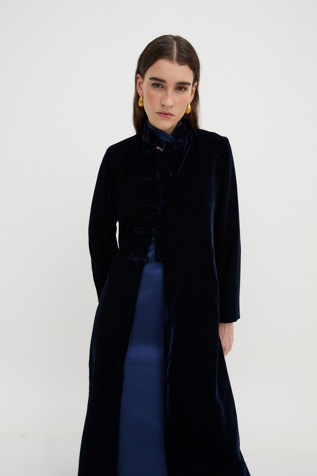 MANTEAU CHINISKI VELVET MARINE