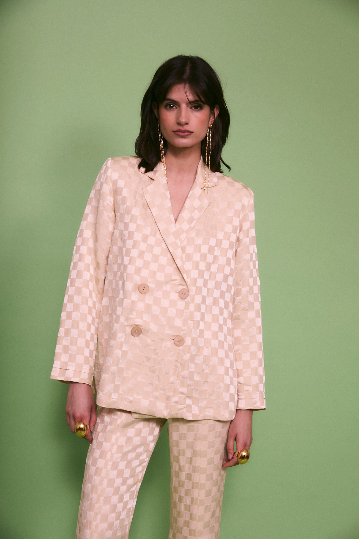 TOTAL LOOK SARA ESPIGA CAMEL