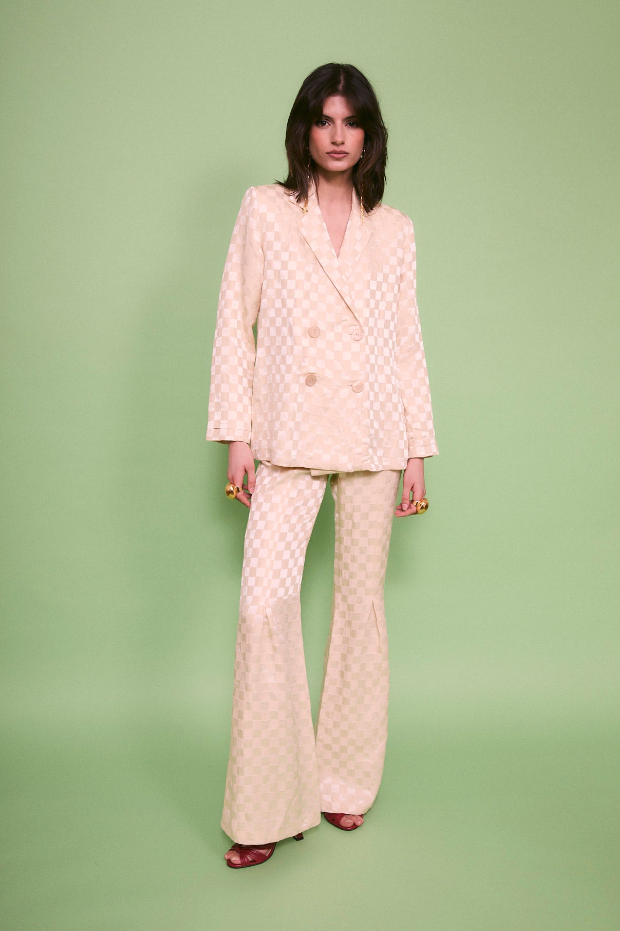 TOTAL LOOK SARA ESPIGA CAMEL