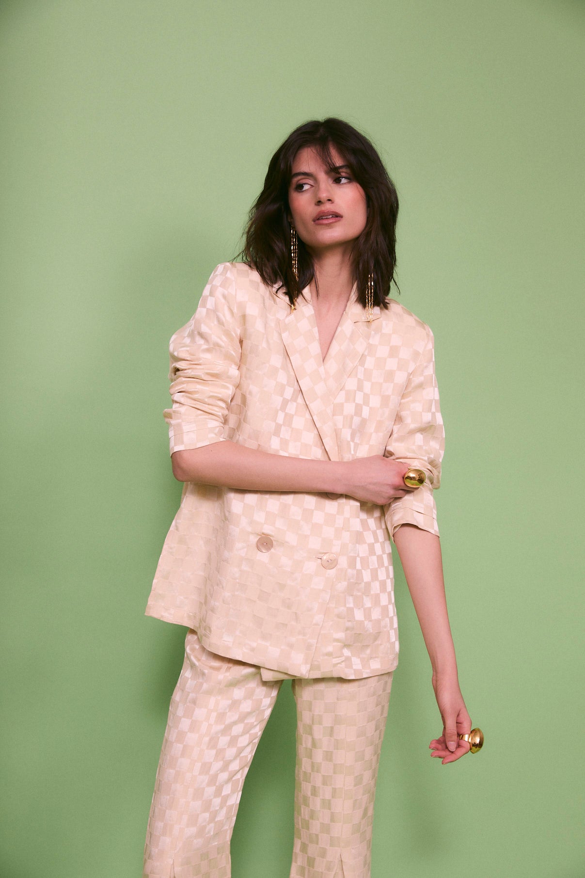 CHAQUETA ICON DAMA CREMA