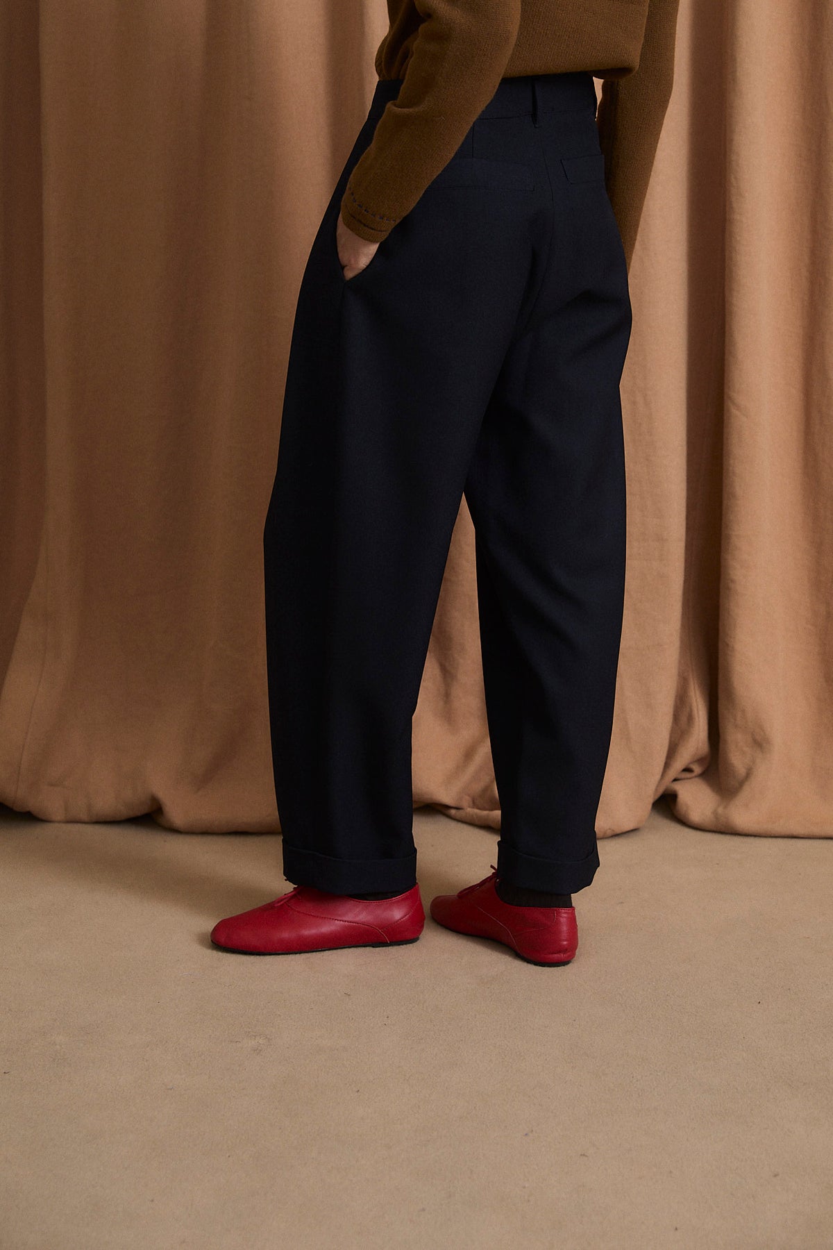 MAR CHINO NAVY TROUSERS