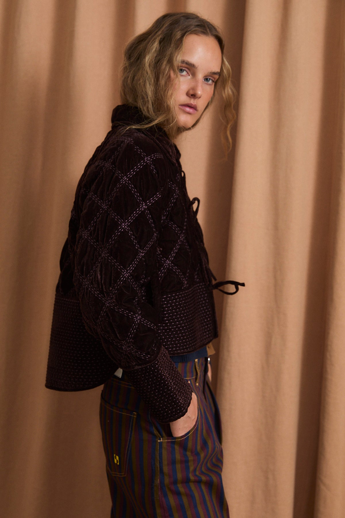 CHAQUETA PALOMA PADDING MARRON