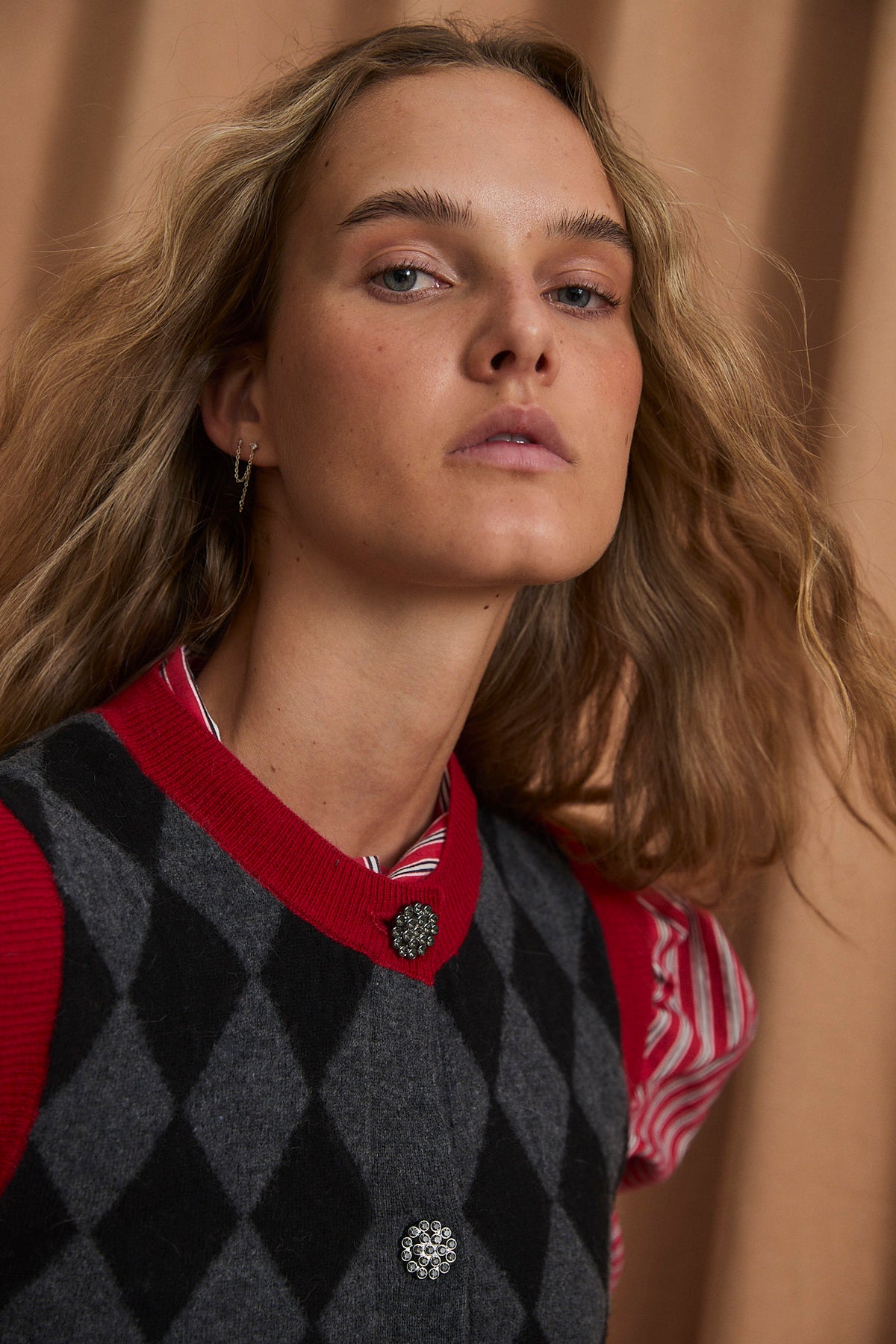 CHALECO ARLEQUIN PUNTO GRIS