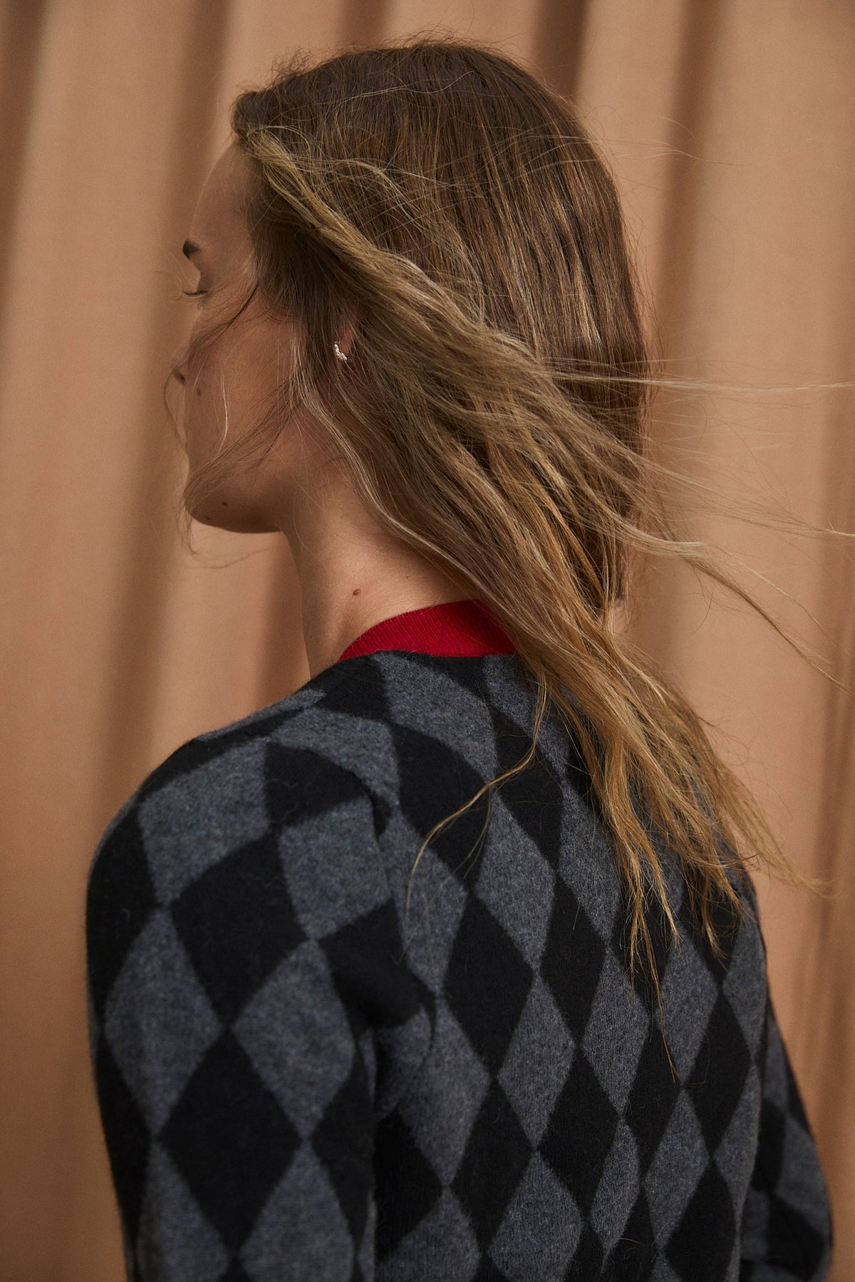 CHAQUETA ARLEQUIN PUNTO GRIS