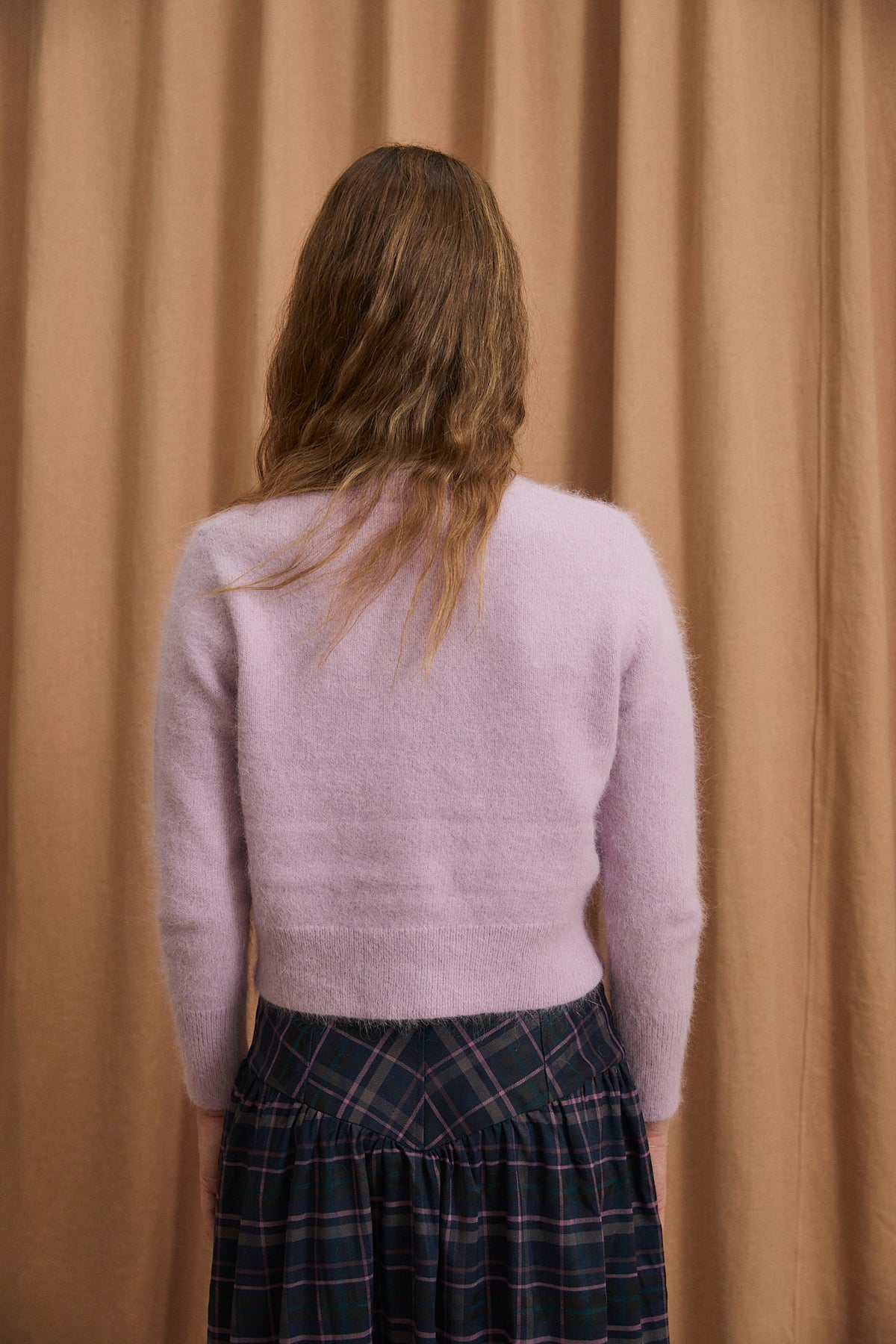 CHAQUETA LUISA PUNTO MALVA