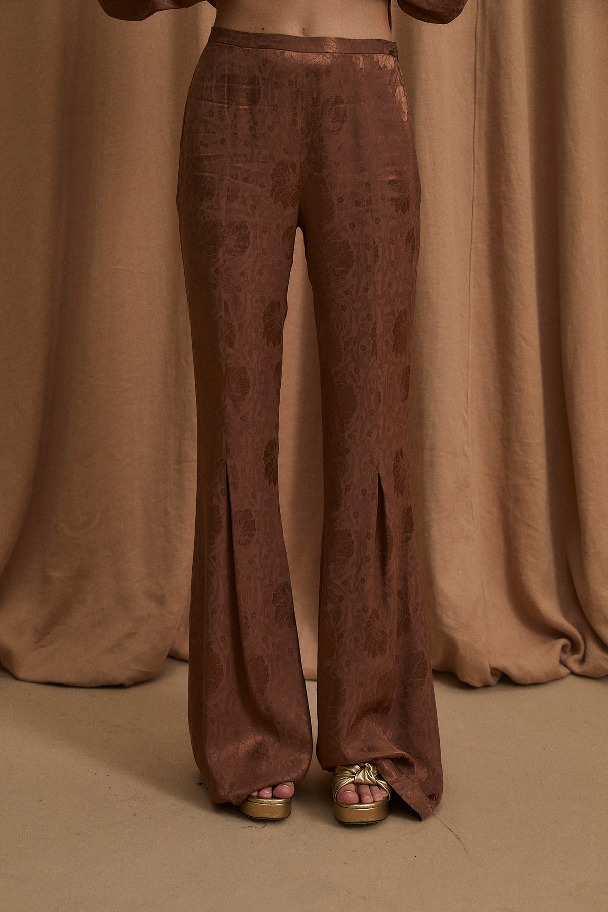 ICON JCQ RETRO BROWN TROUSERS