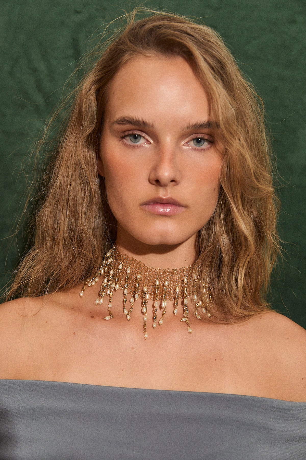 CHOKER LLUVIA MERMAID ORO