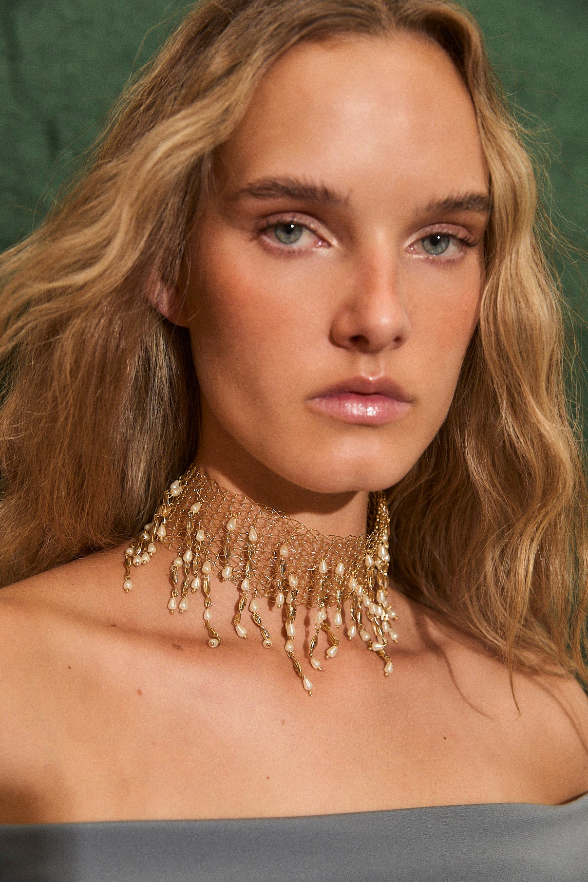 CHOKER LLUVIA MERMAID ORO