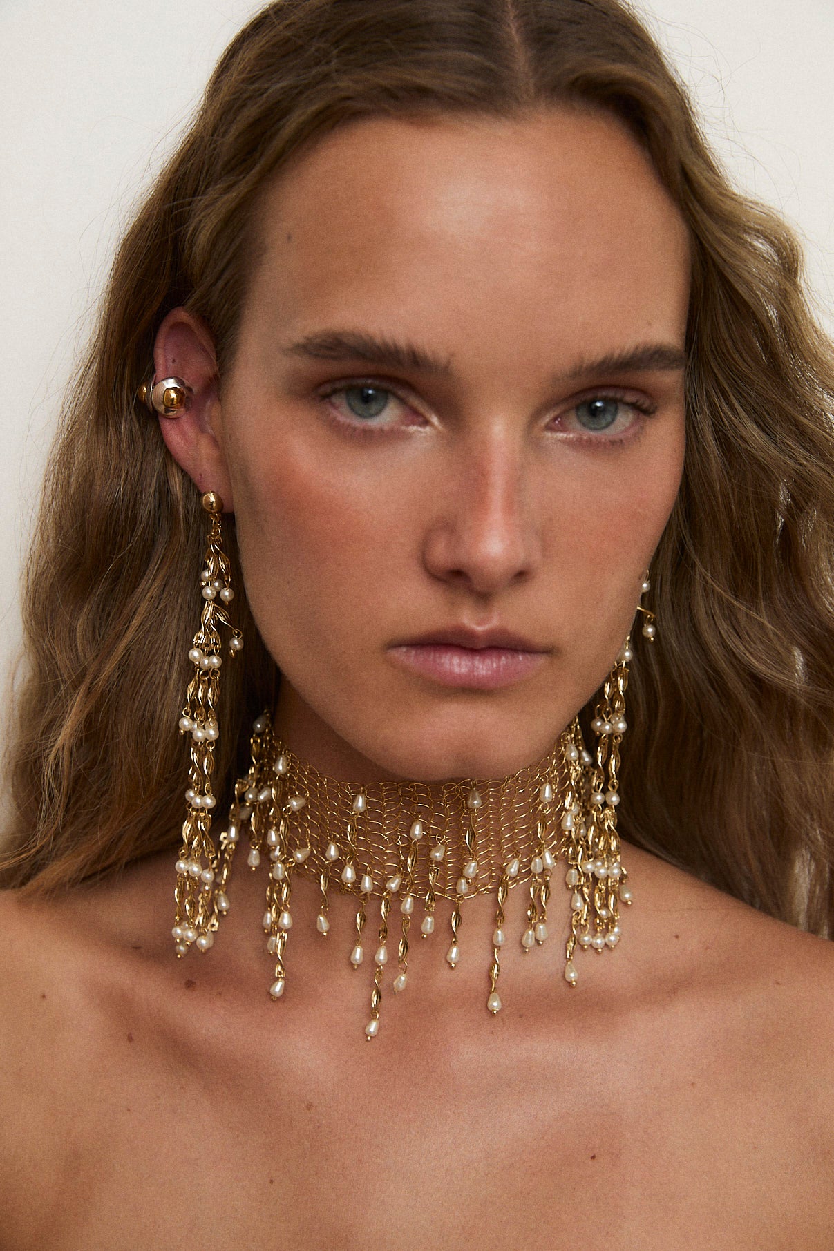 CHOKER LLUVIA MERMAID ORO