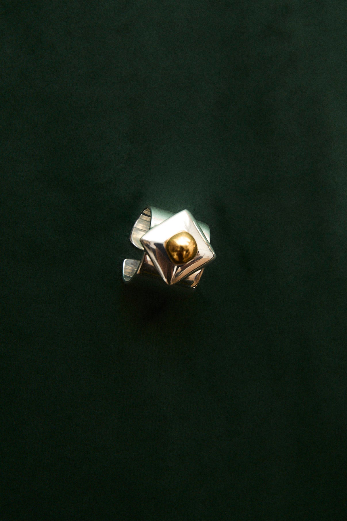 ANILLO DIANA METAL PLATA