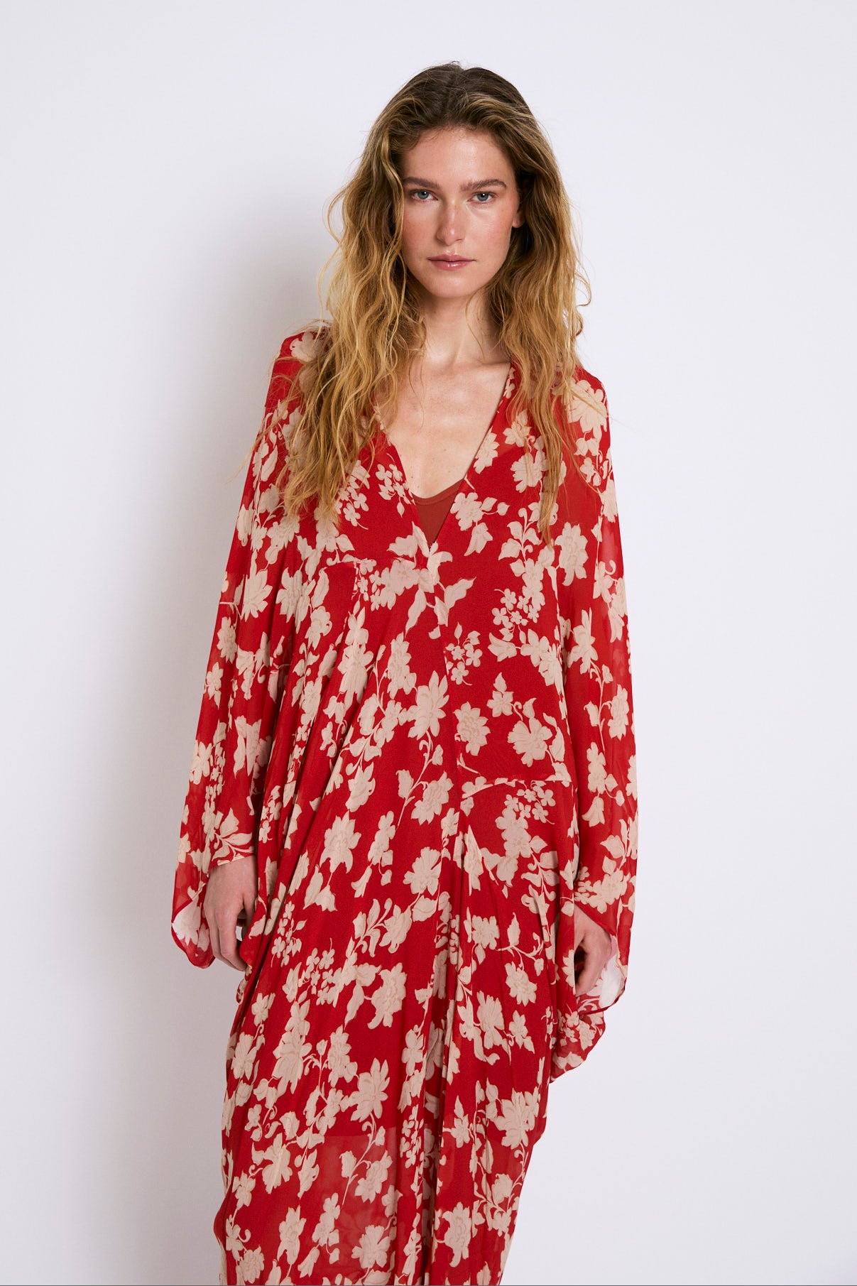 VESTIDO VERO GERANIO ROJO