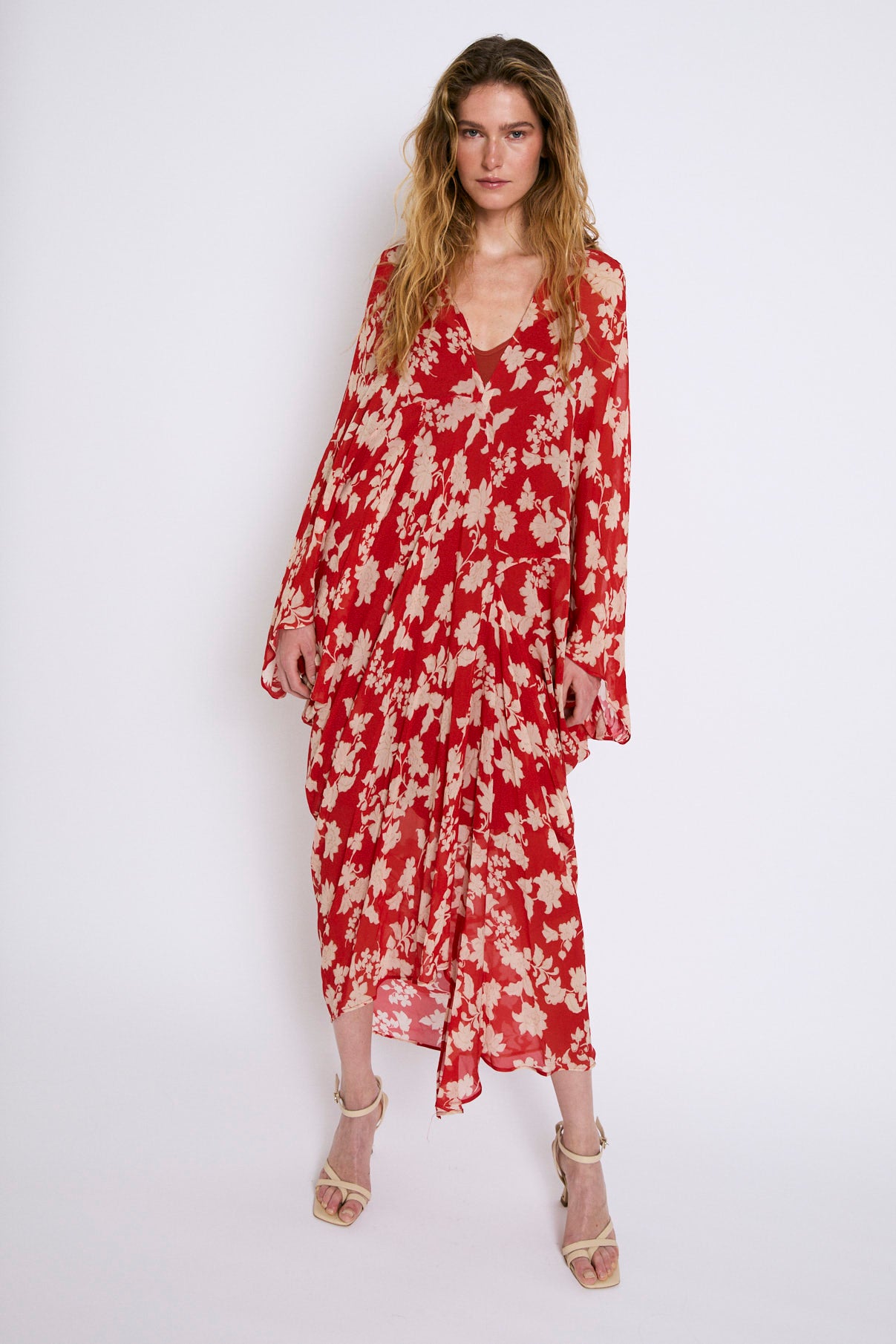 VESTIDO VERO GERANIO ROJO