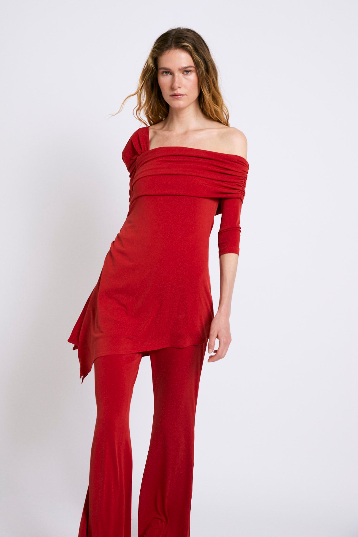 TÚNICA COSIMA PUNTO ROJO