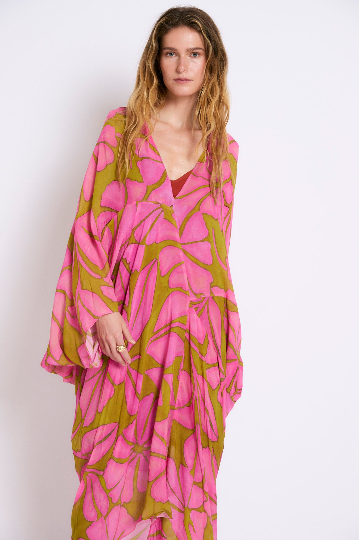 VESTIDO VERO FIJI FRESA