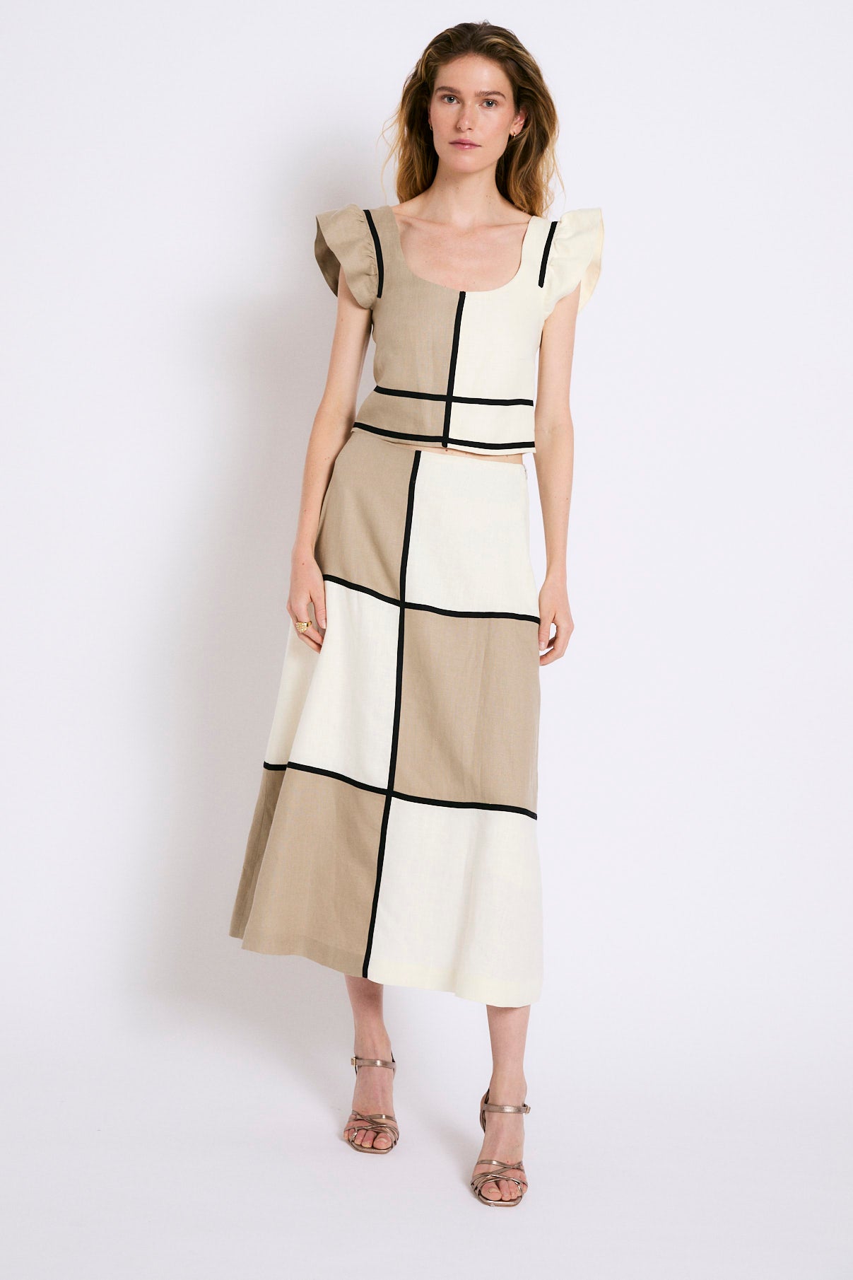 TOP DAMA LINO BEIGE