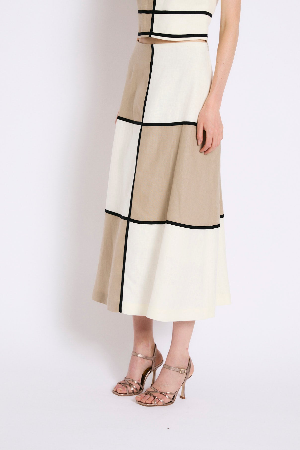 FALDA DAMA LINO BEIGE