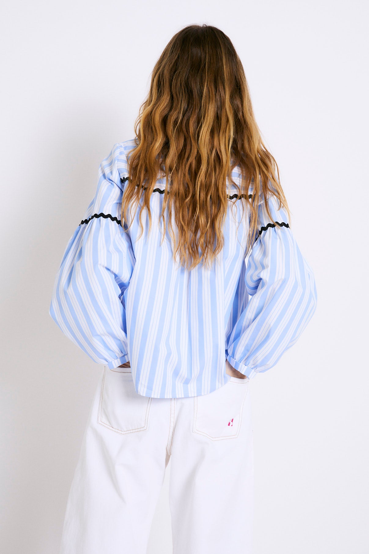 BLUSA CRISTINA RAYA MIX AZUL