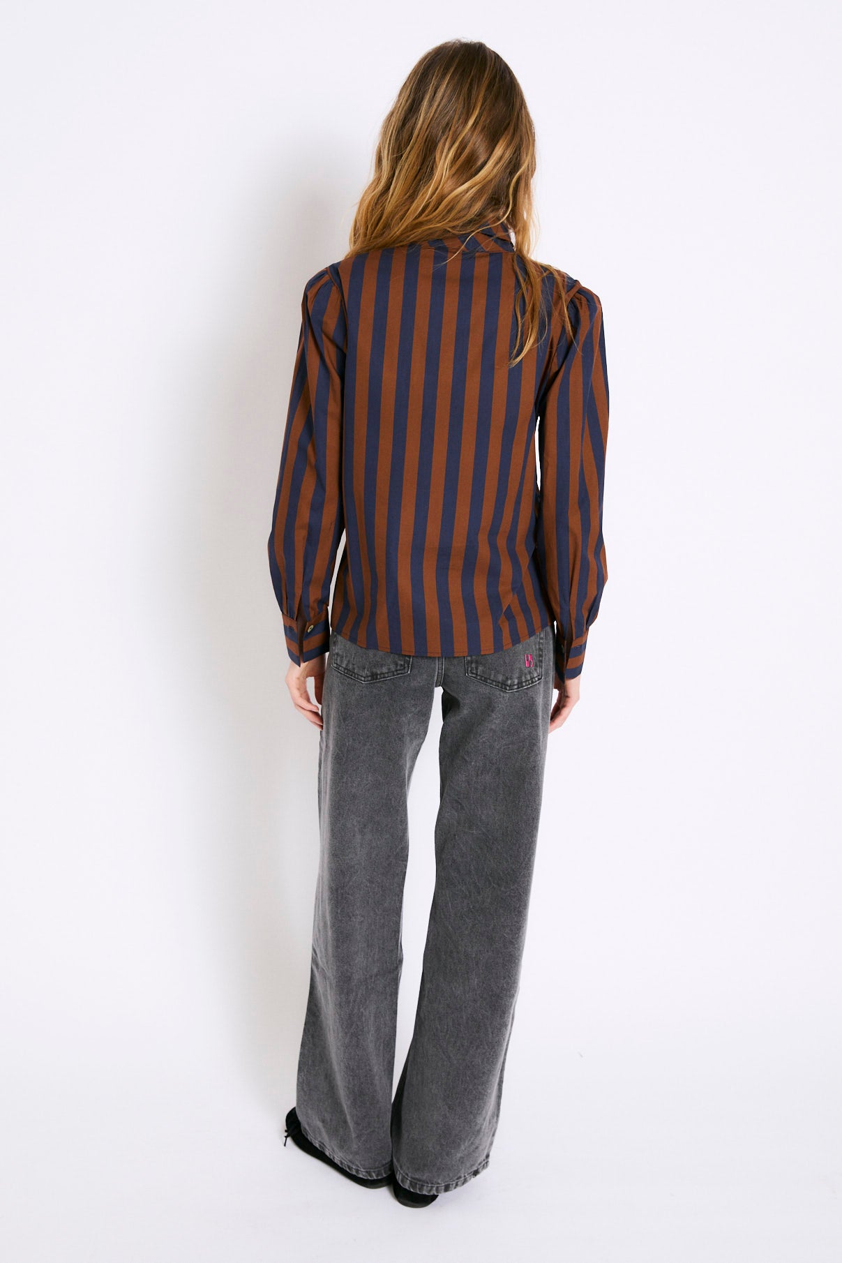 BLUSA LAZO RAYA AZUL