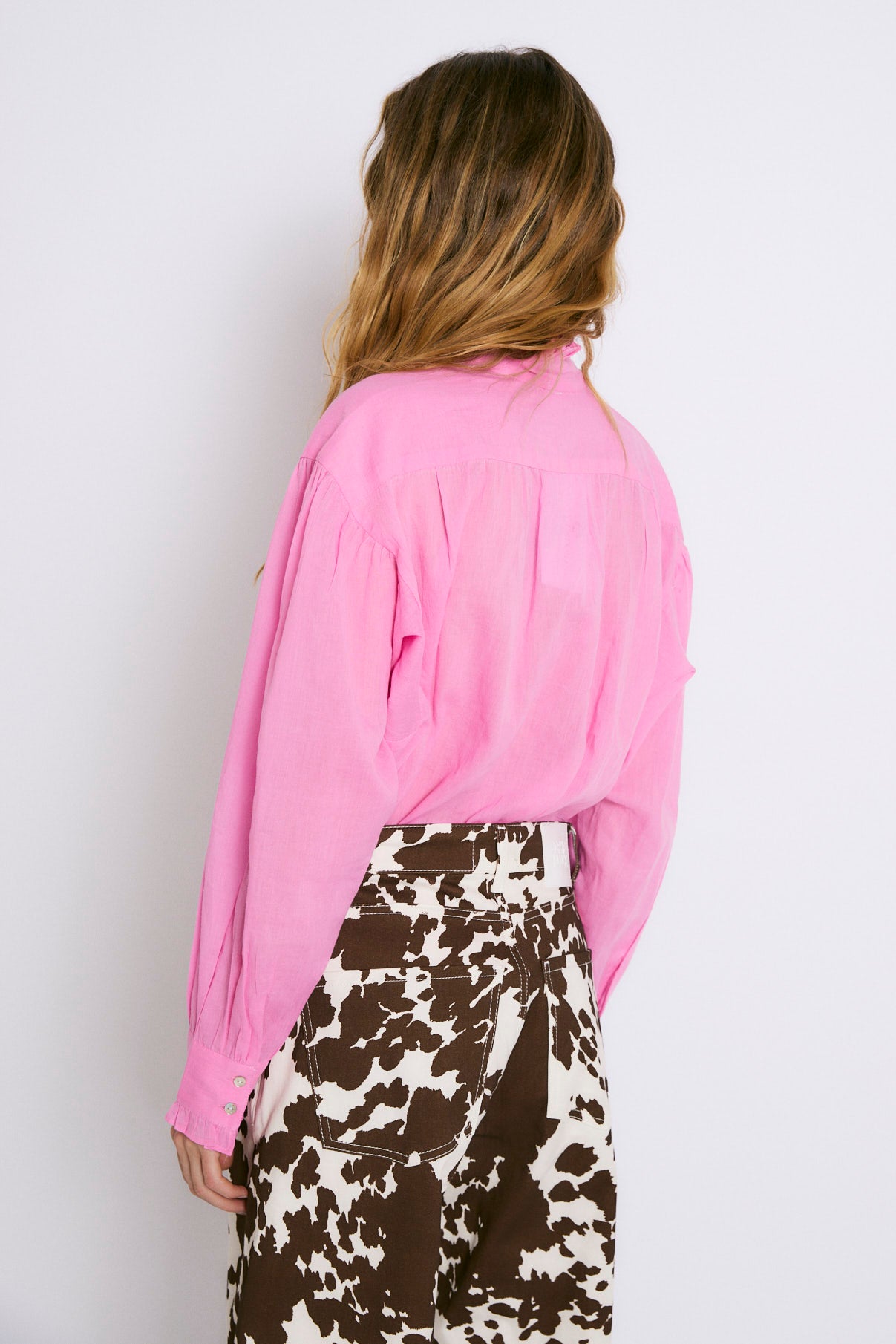 BLUSA MARIBEL VOILE ROSA