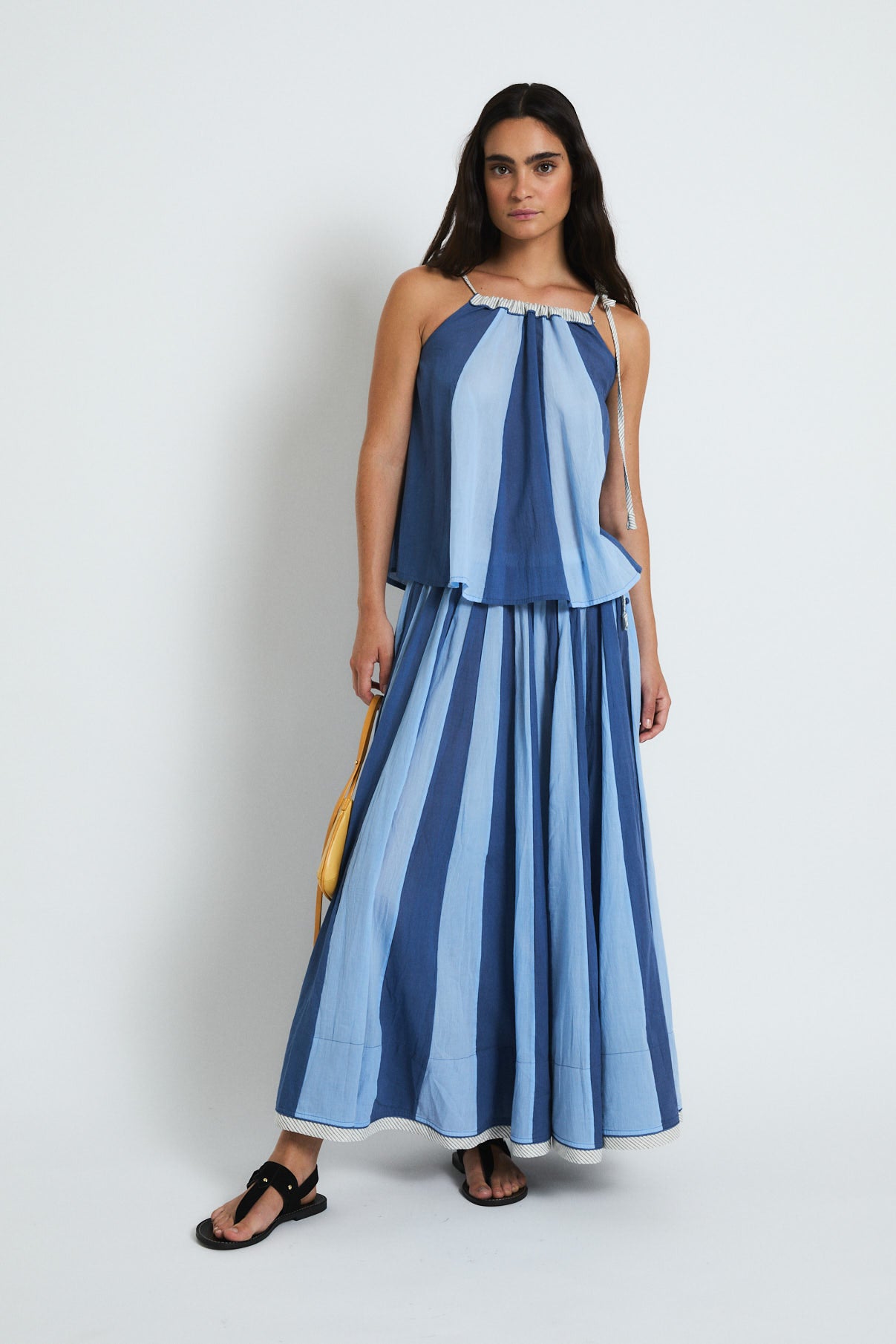 TOP CIRCO VOILE AZUL