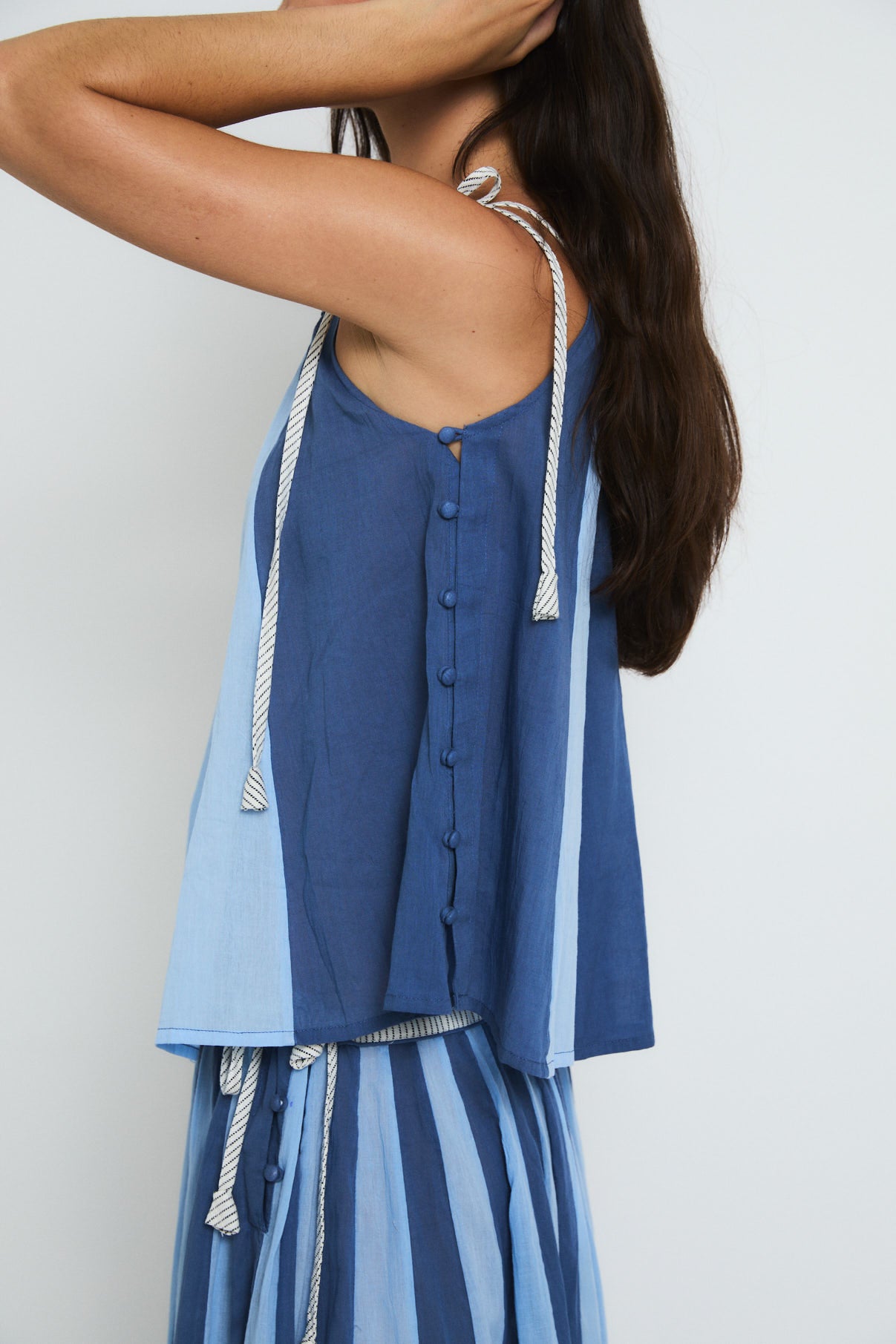 TOP CIRCO VOILE AZUL