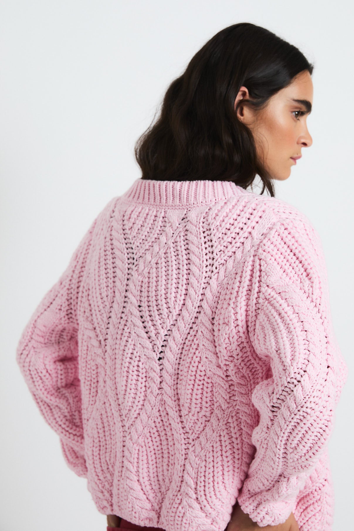 CHAQUETA LUISIANA PUNTO ROSA