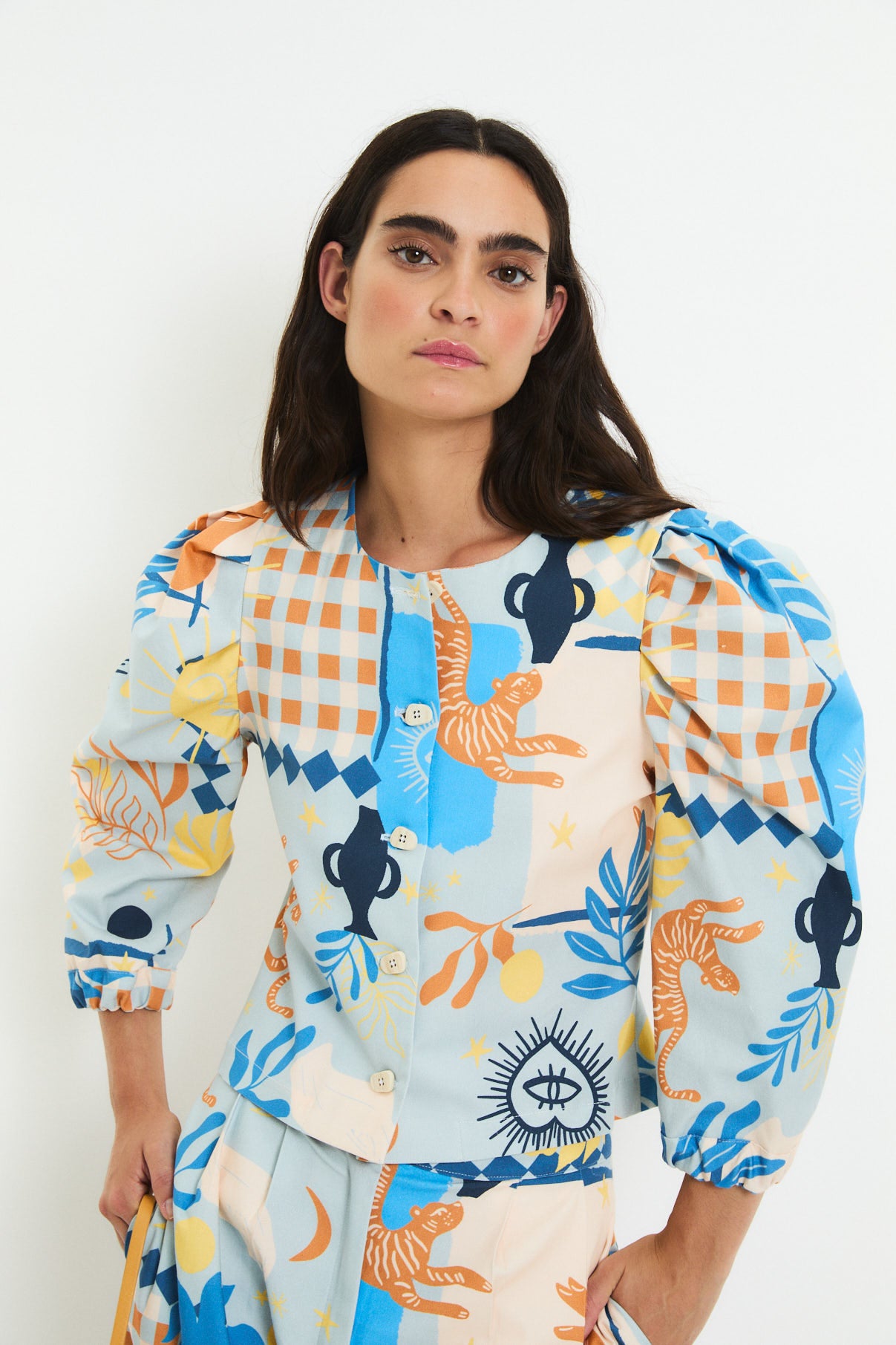 CHAQUETA FAROL BEACH AZUL