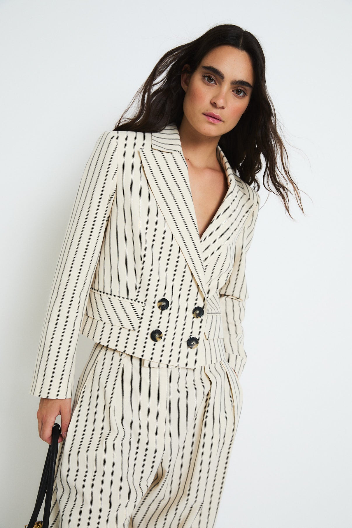 CHAQUETA SPENCER RAYA NEGRO