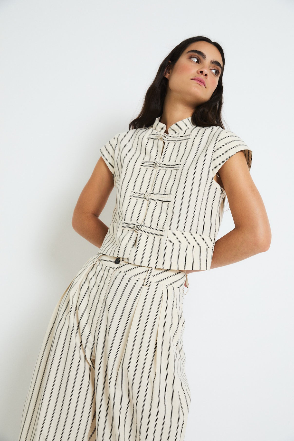 TOP GINZA RAYA NEGRO