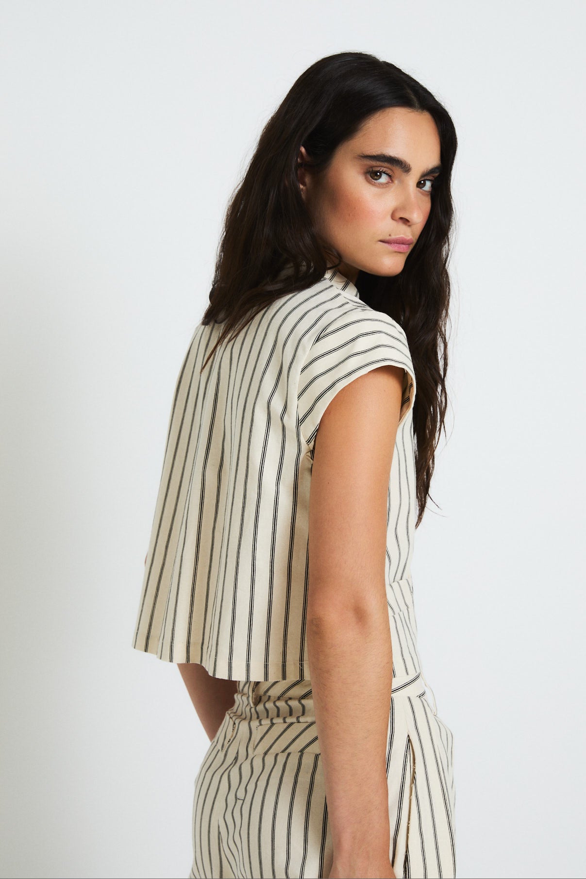 TOP GINZA RAYA NEGRO