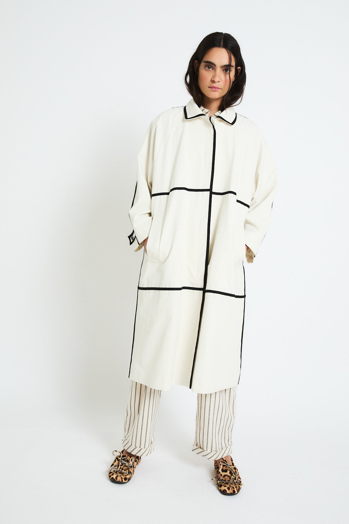 GABARDINA CINTAS LLUVIA CRUDO