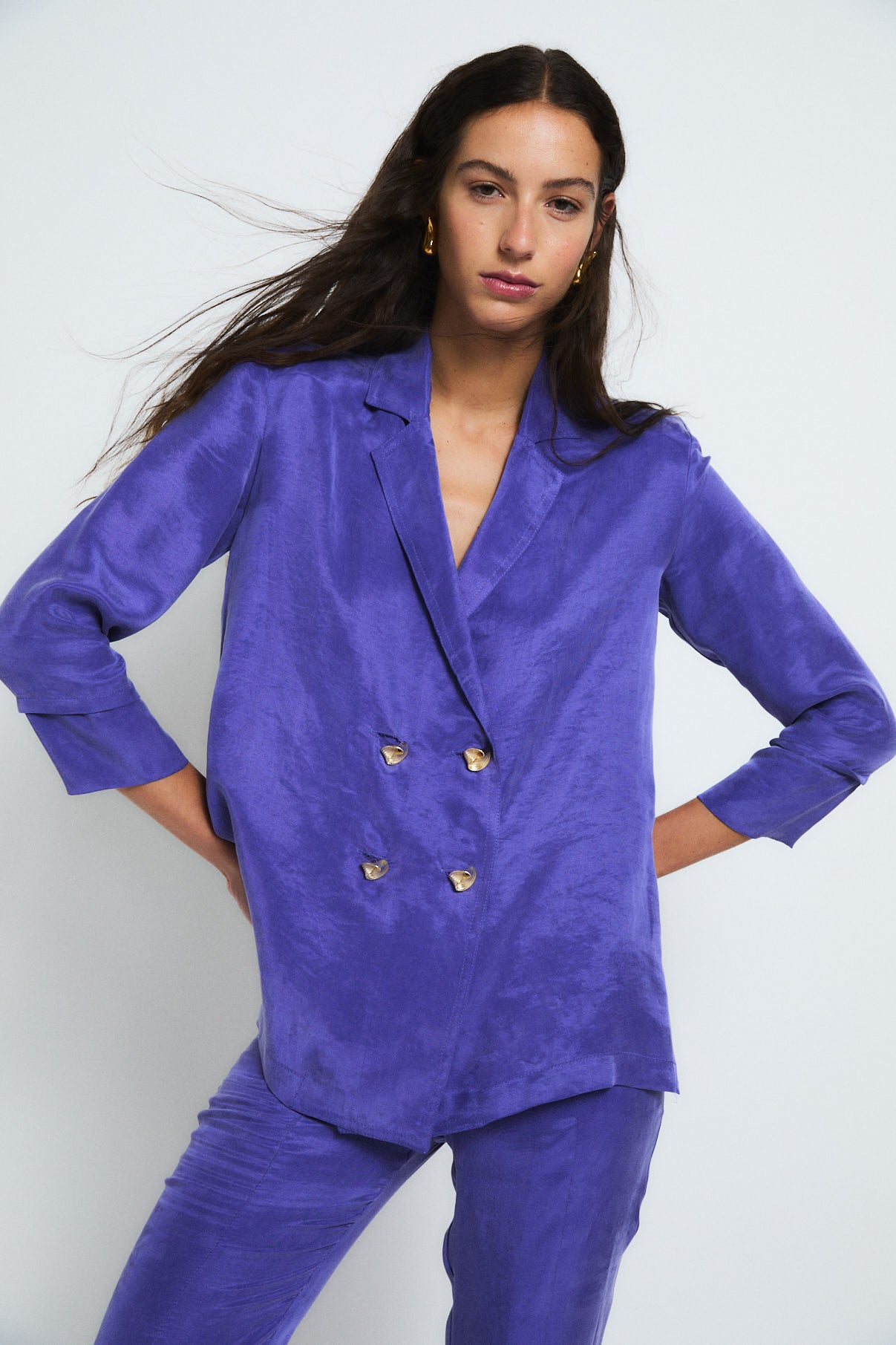 CHAQUETA ICON CUPRO MORADO