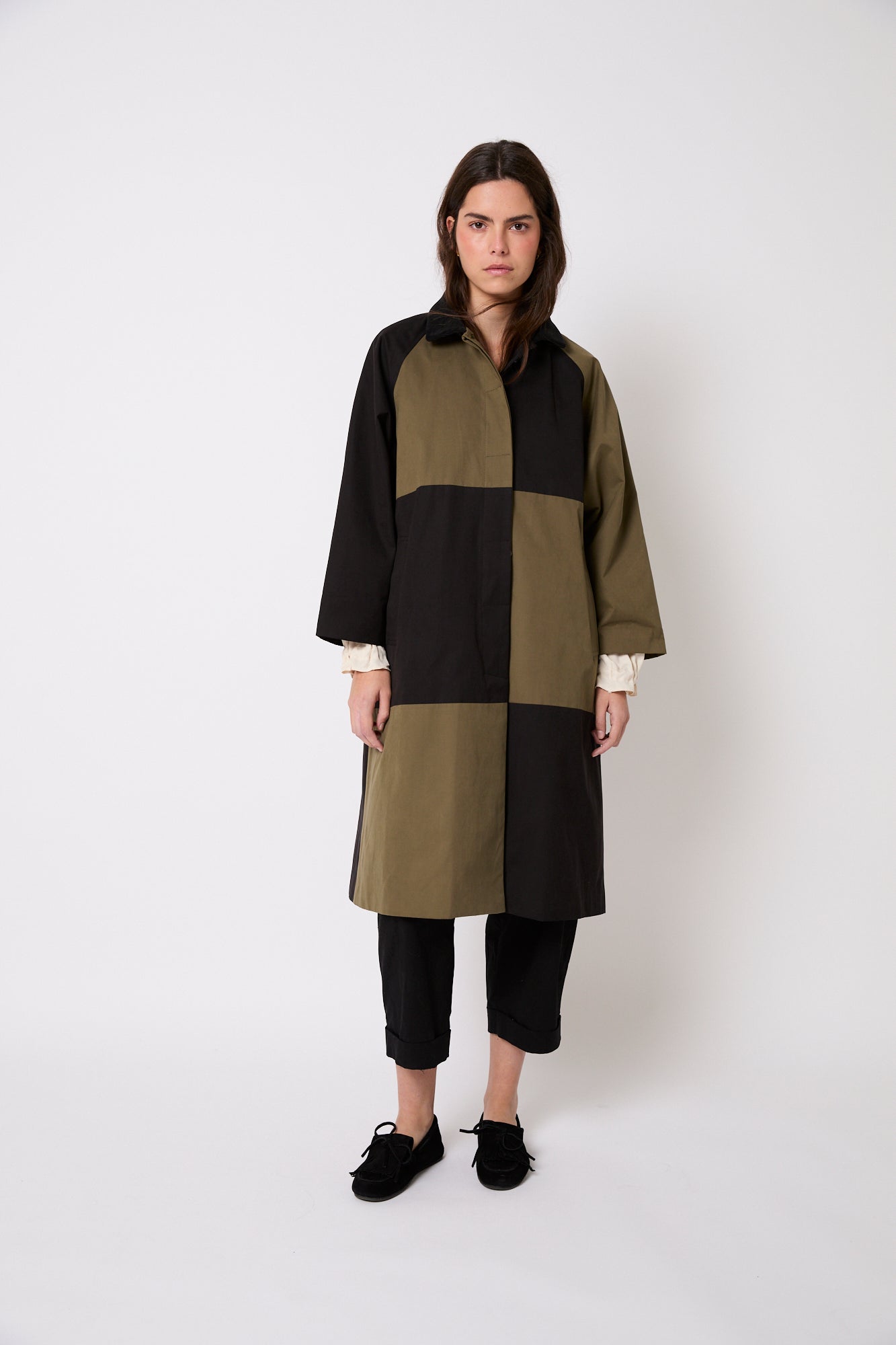 DAMERO KHAKI TRENCH COAT