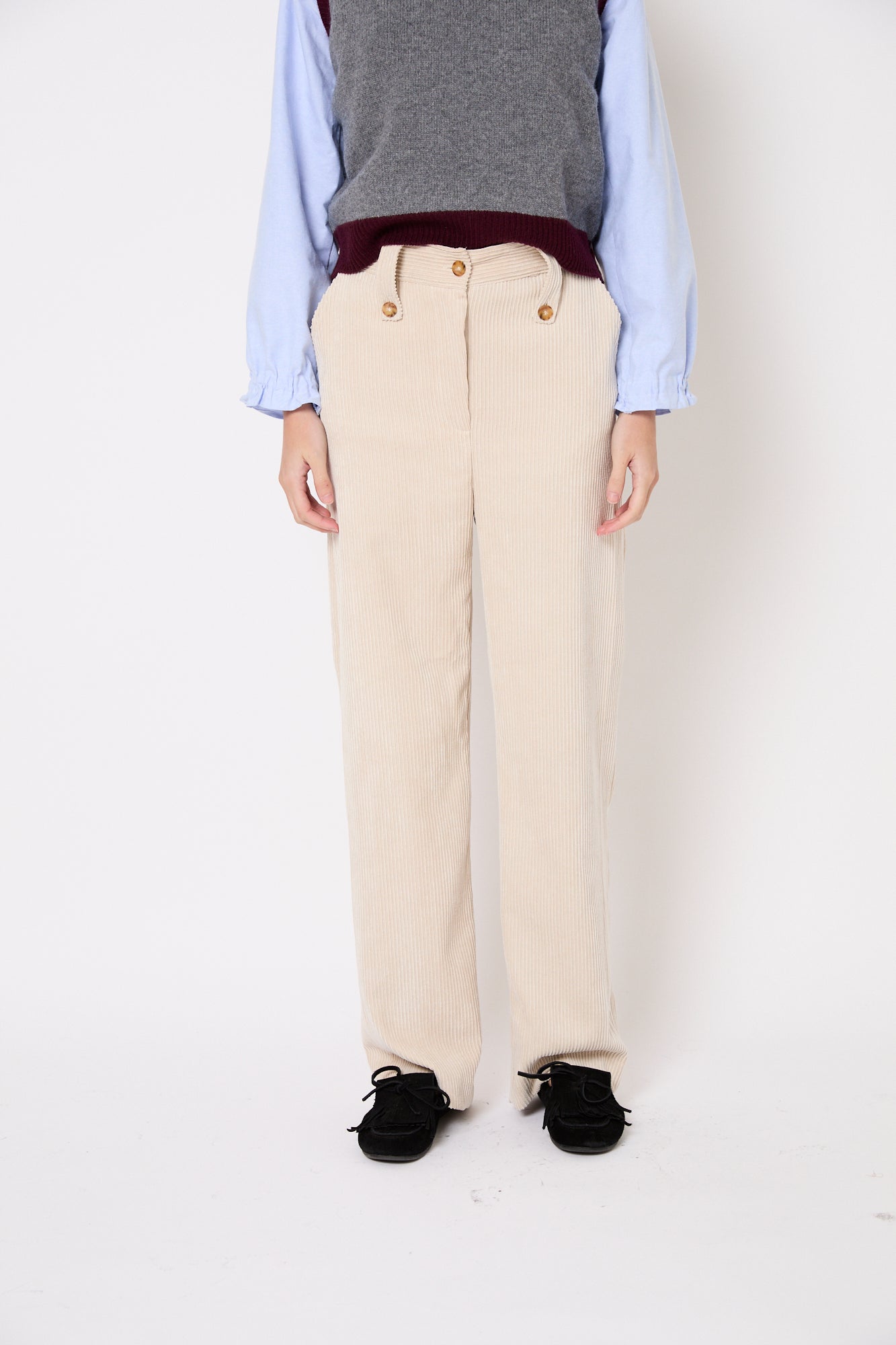 PANTALON CUCA PANA CRUDO