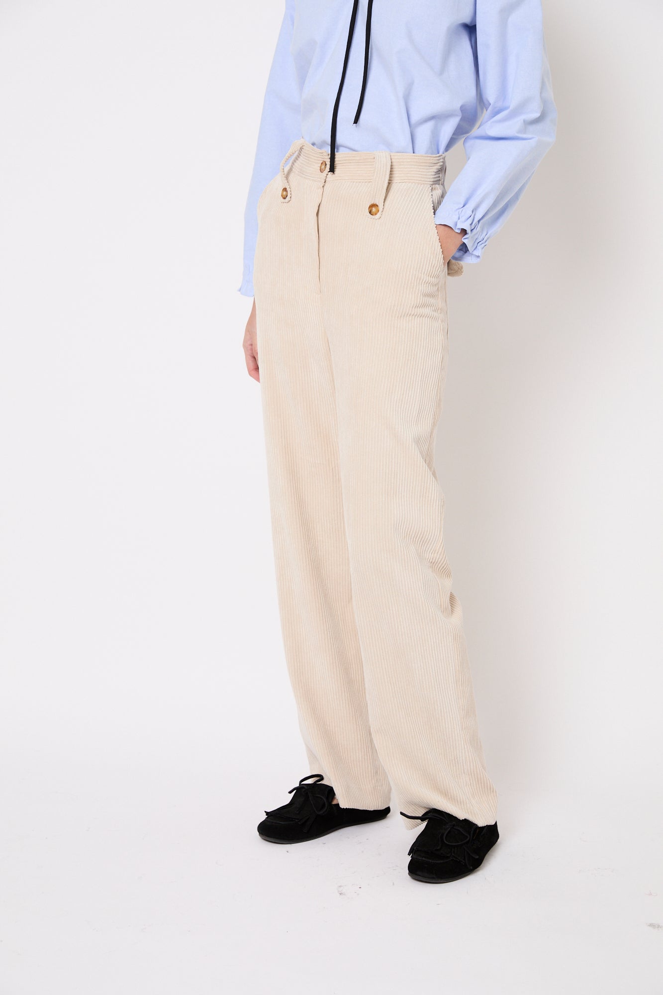 PANTALON CUCA PANA CRUDO