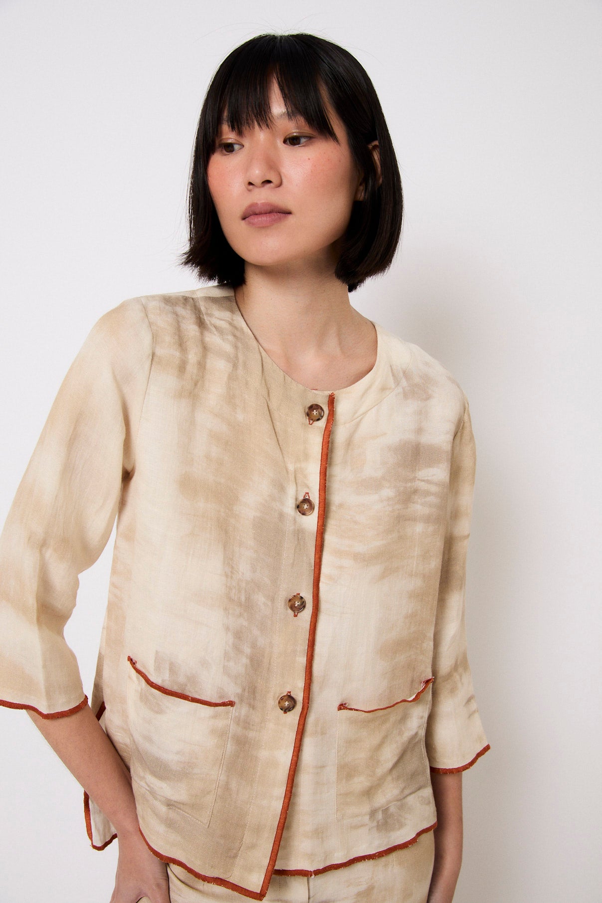 CHAQUETA FESTON TATIN PIEDRA