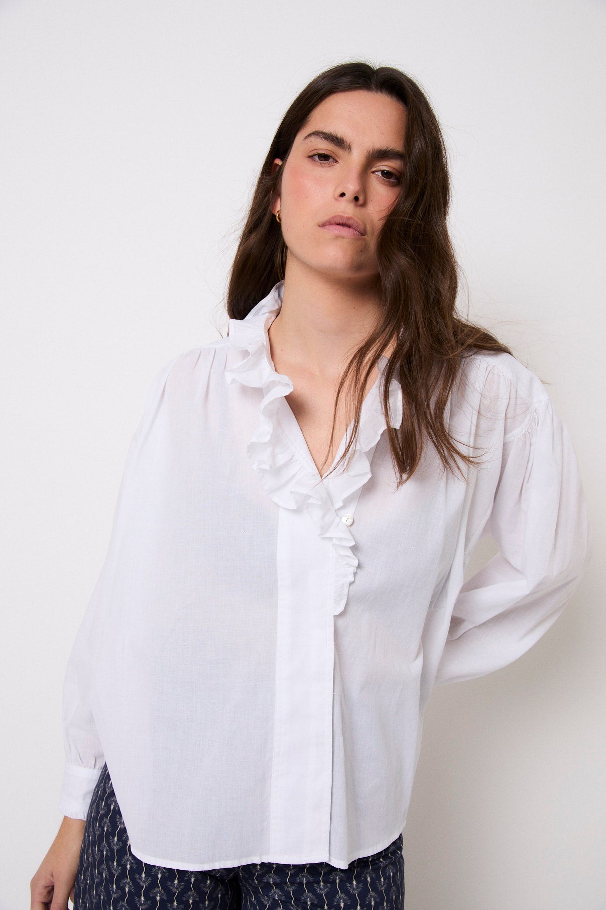 BLUSA MARIBEL VOILE BLANCO