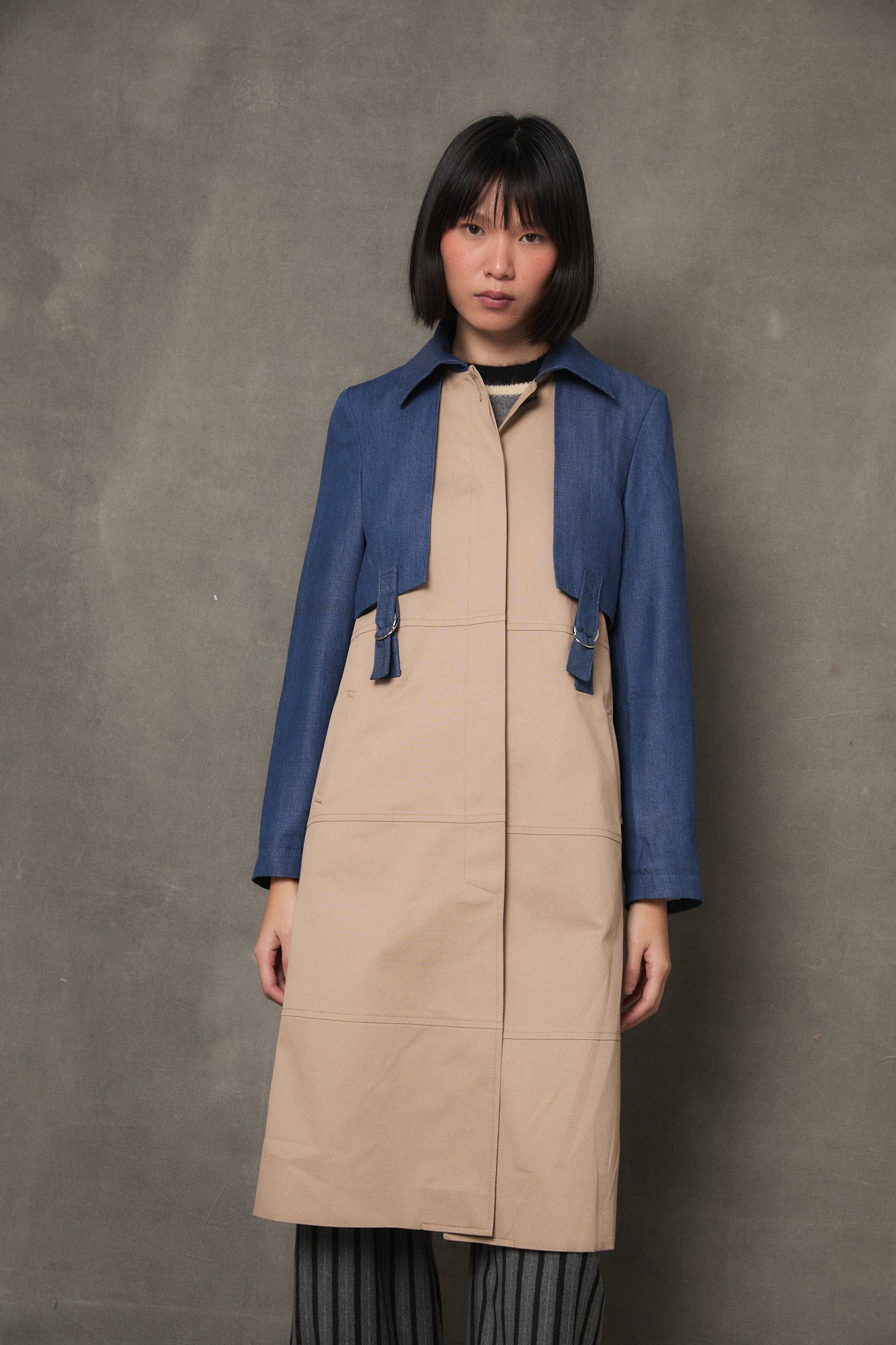 GABARDINA IST TENCEL BICOLOR