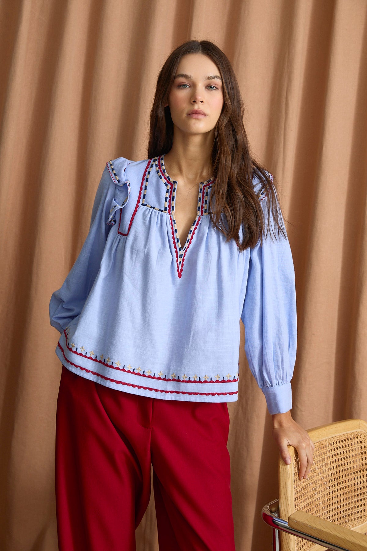 BLUSA KATMANDU TWILL AZUL