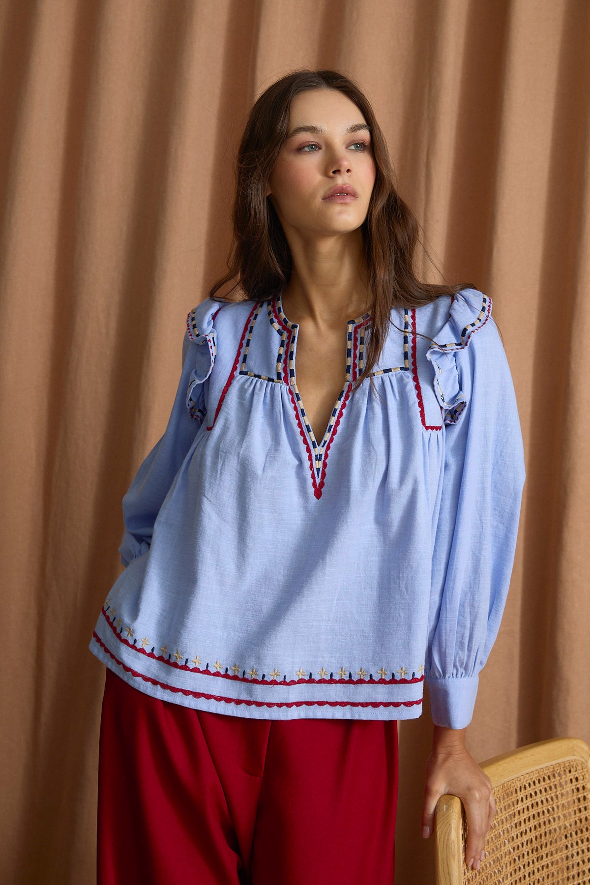BLUSA KATMANDU TWILL AZUL